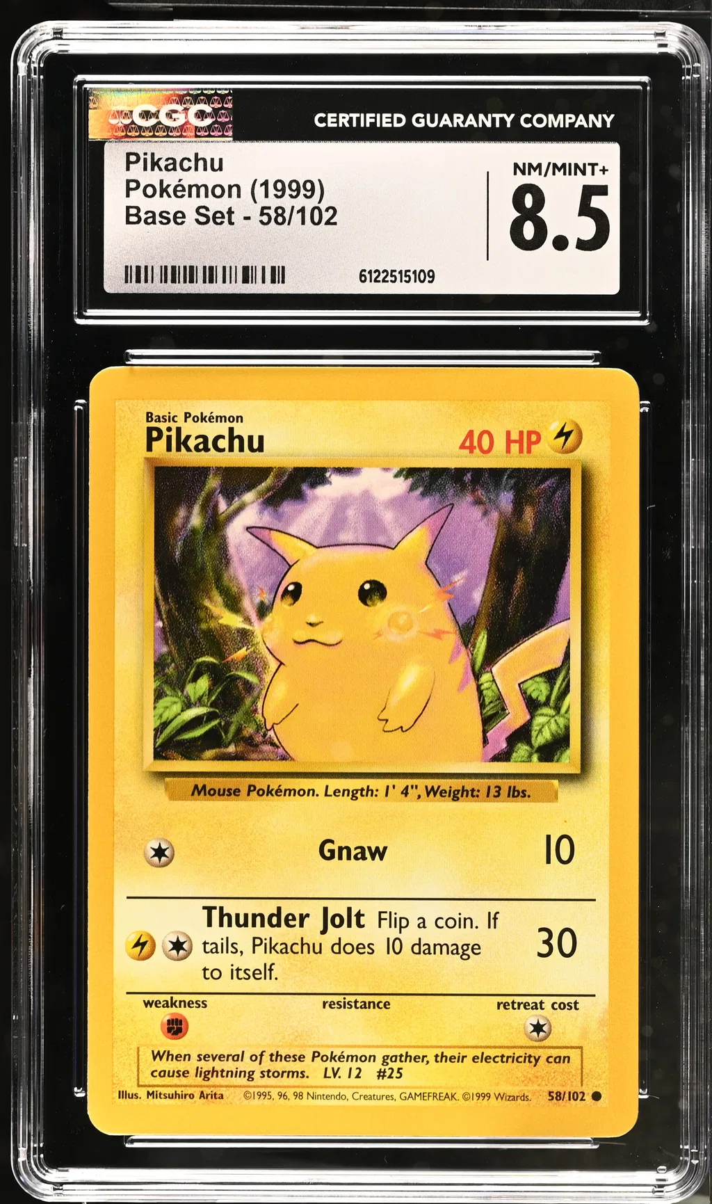 Pikachu card artwork