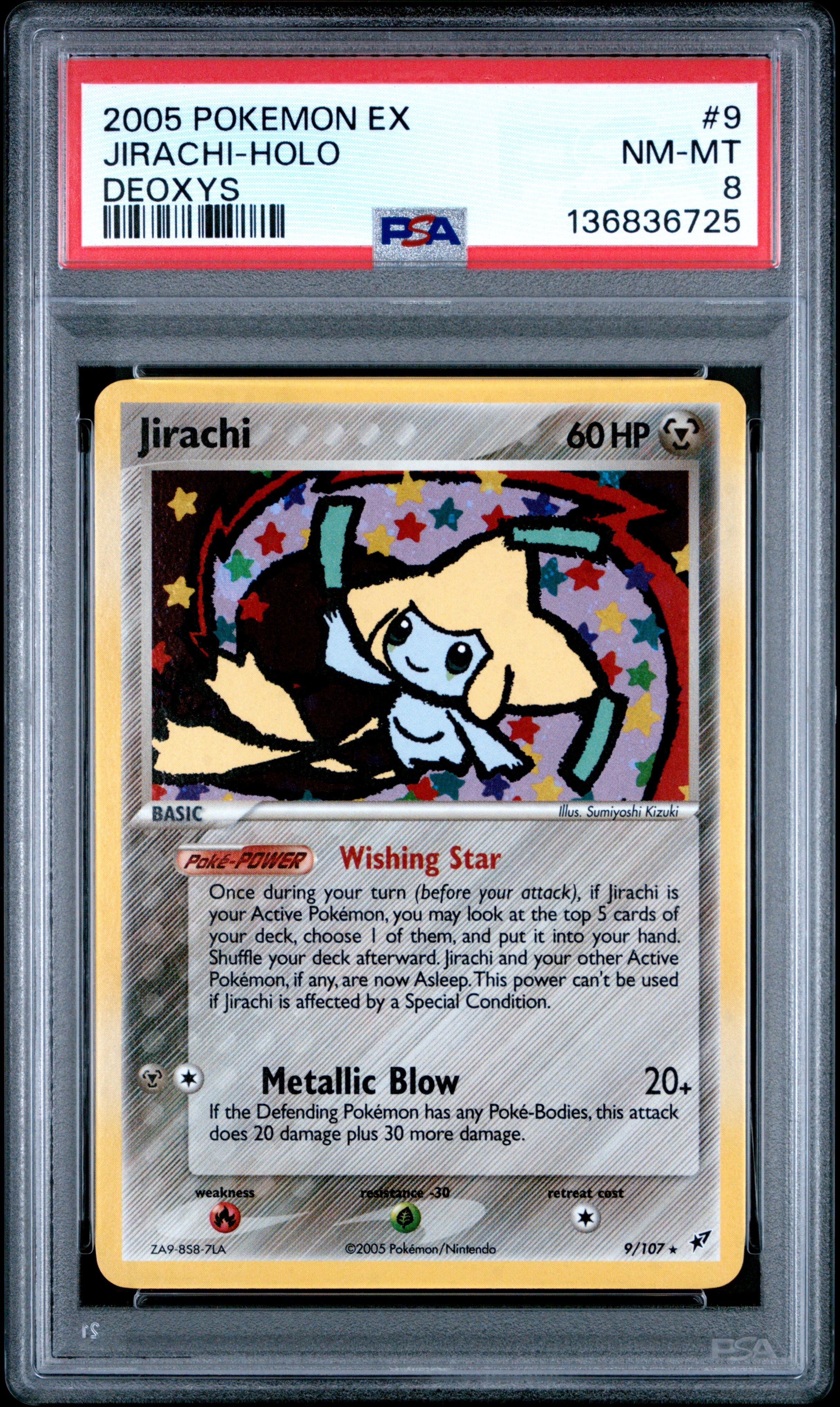 Jirachi-Holo card artwork