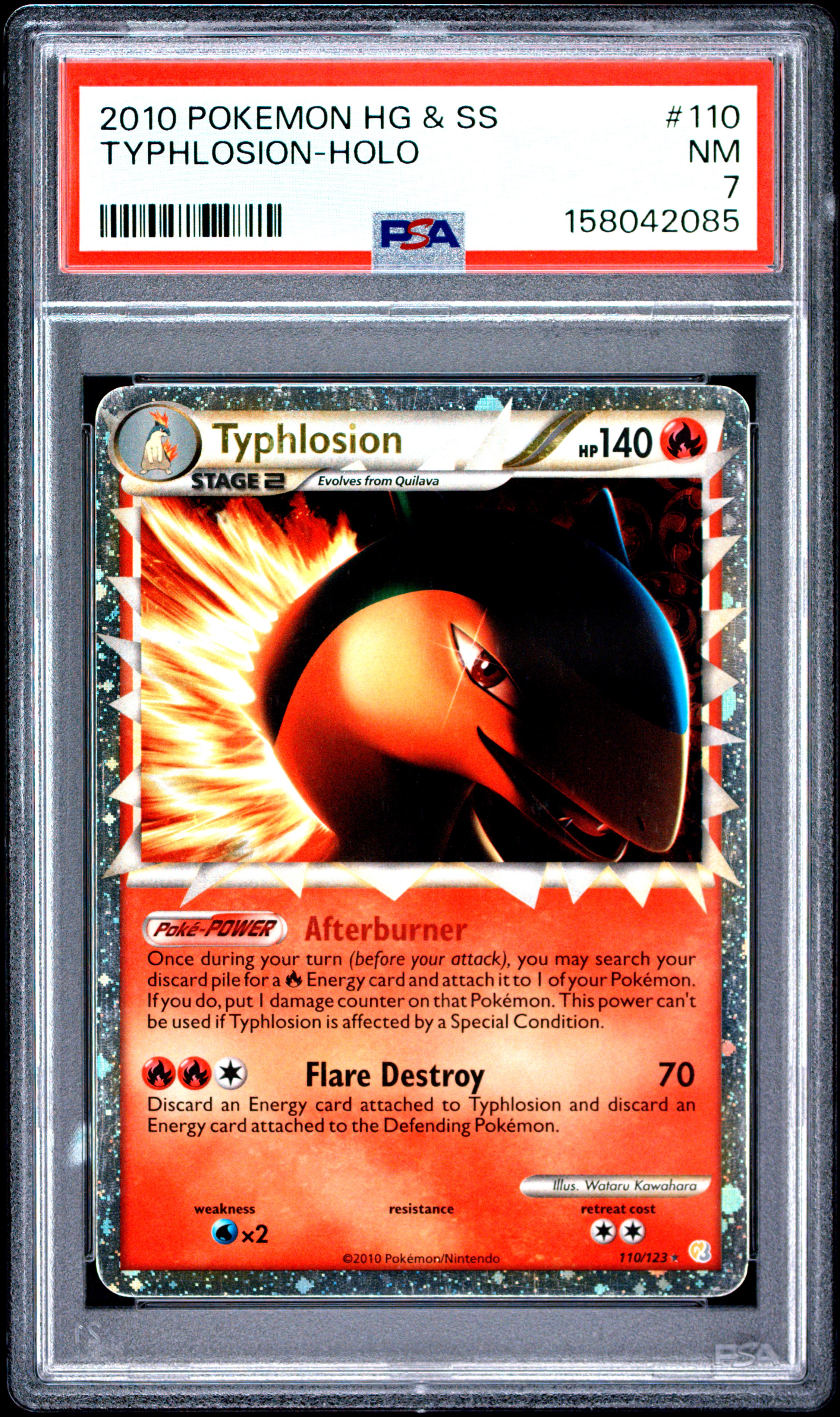 Typhlosion-Holo card artwork