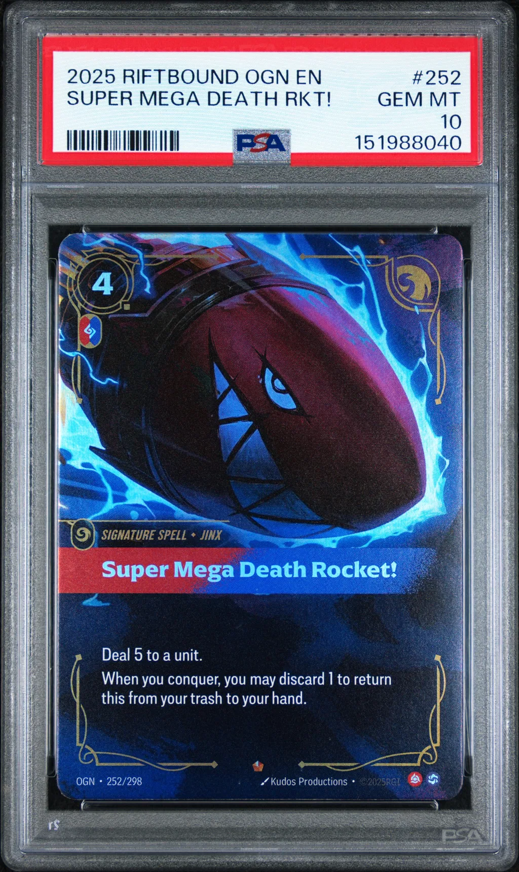Super Mega Death Rocket! card artwork