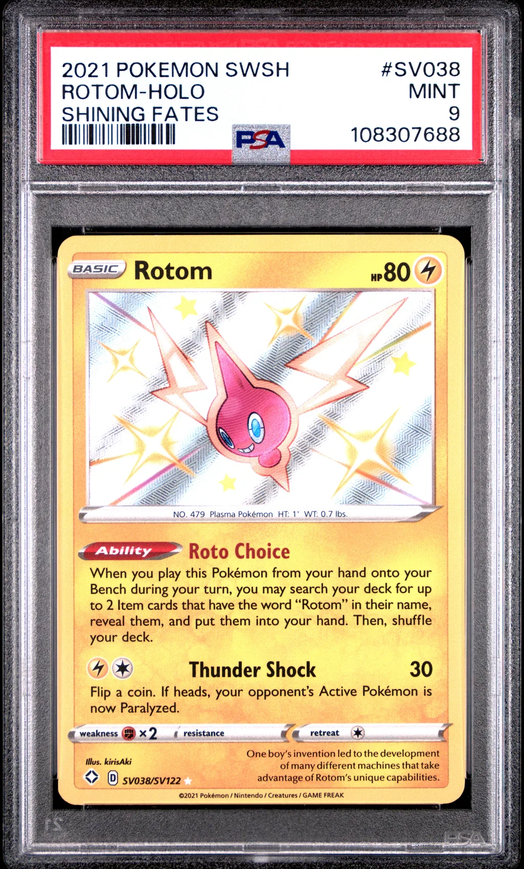 Rotom-Holo card artwork