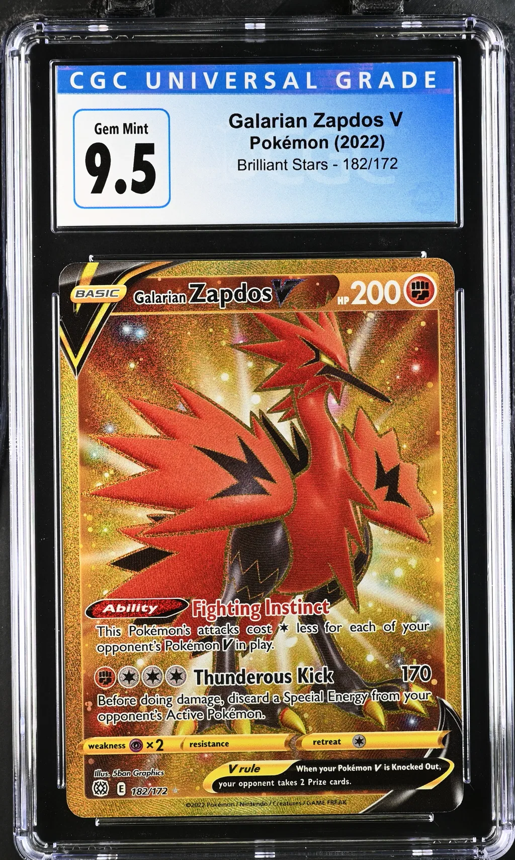 Full Art/Galarian Zapdos V card artwork