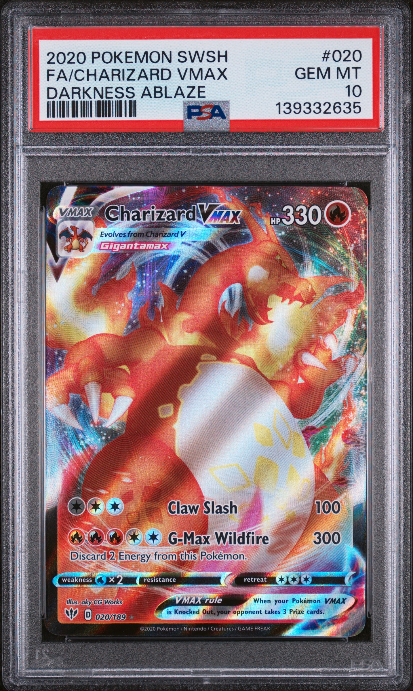 FA/CHARIZARD VMAX card artwork
