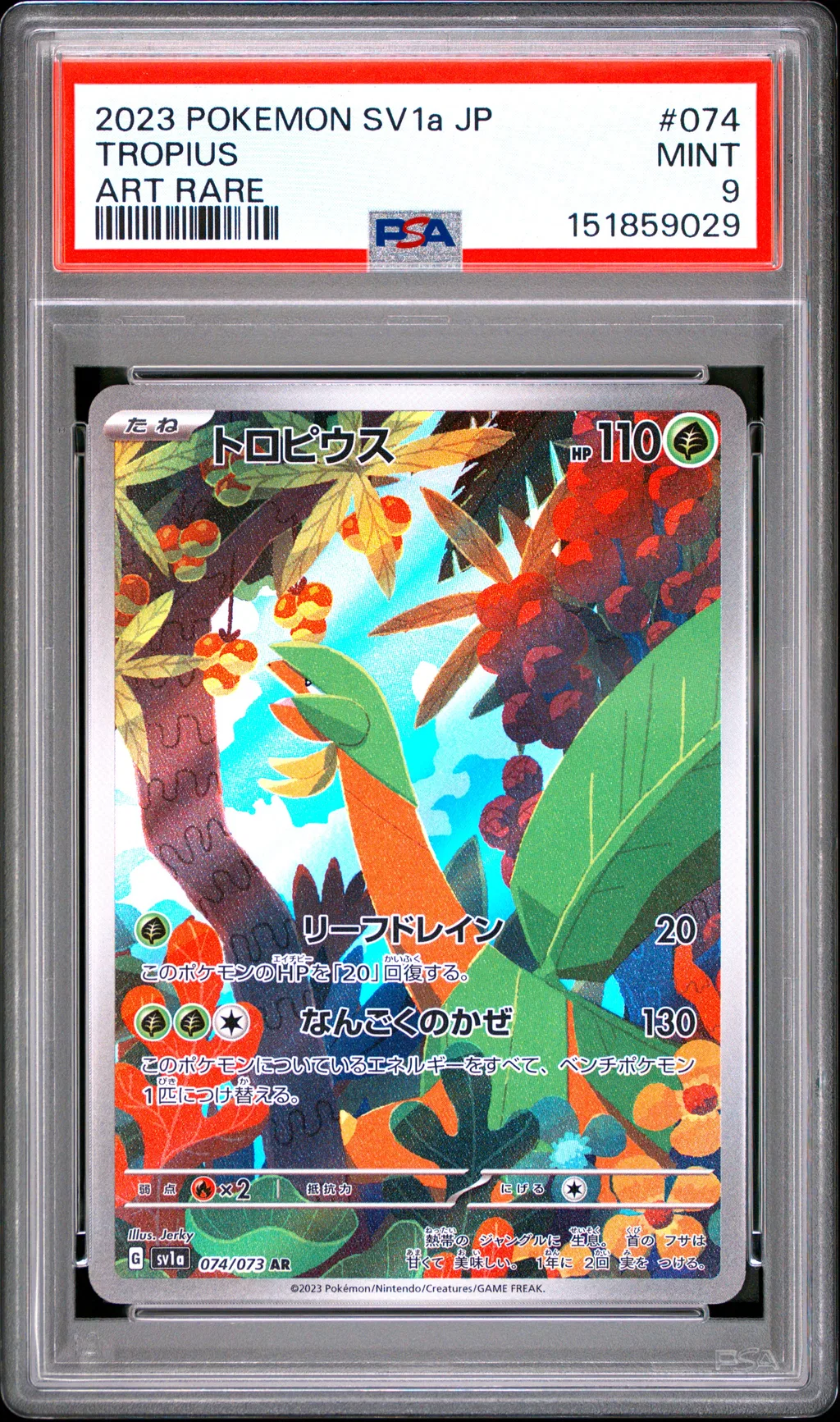 Tropius card artwork