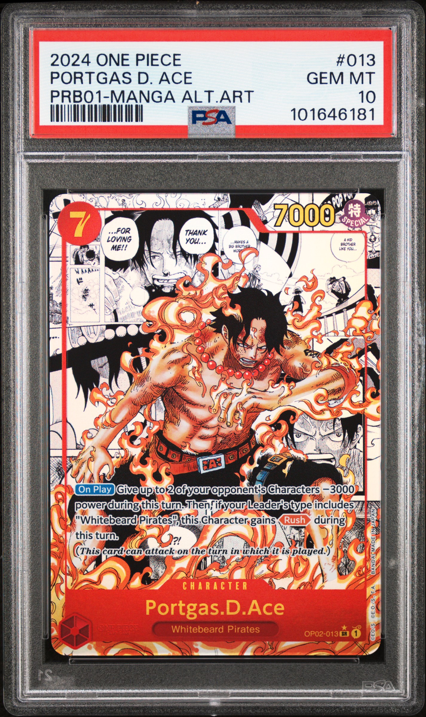Portgas D. Ace card artwork