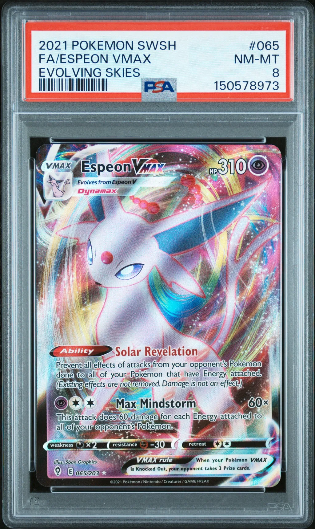 Full Art/Espeon Vmax card artwork