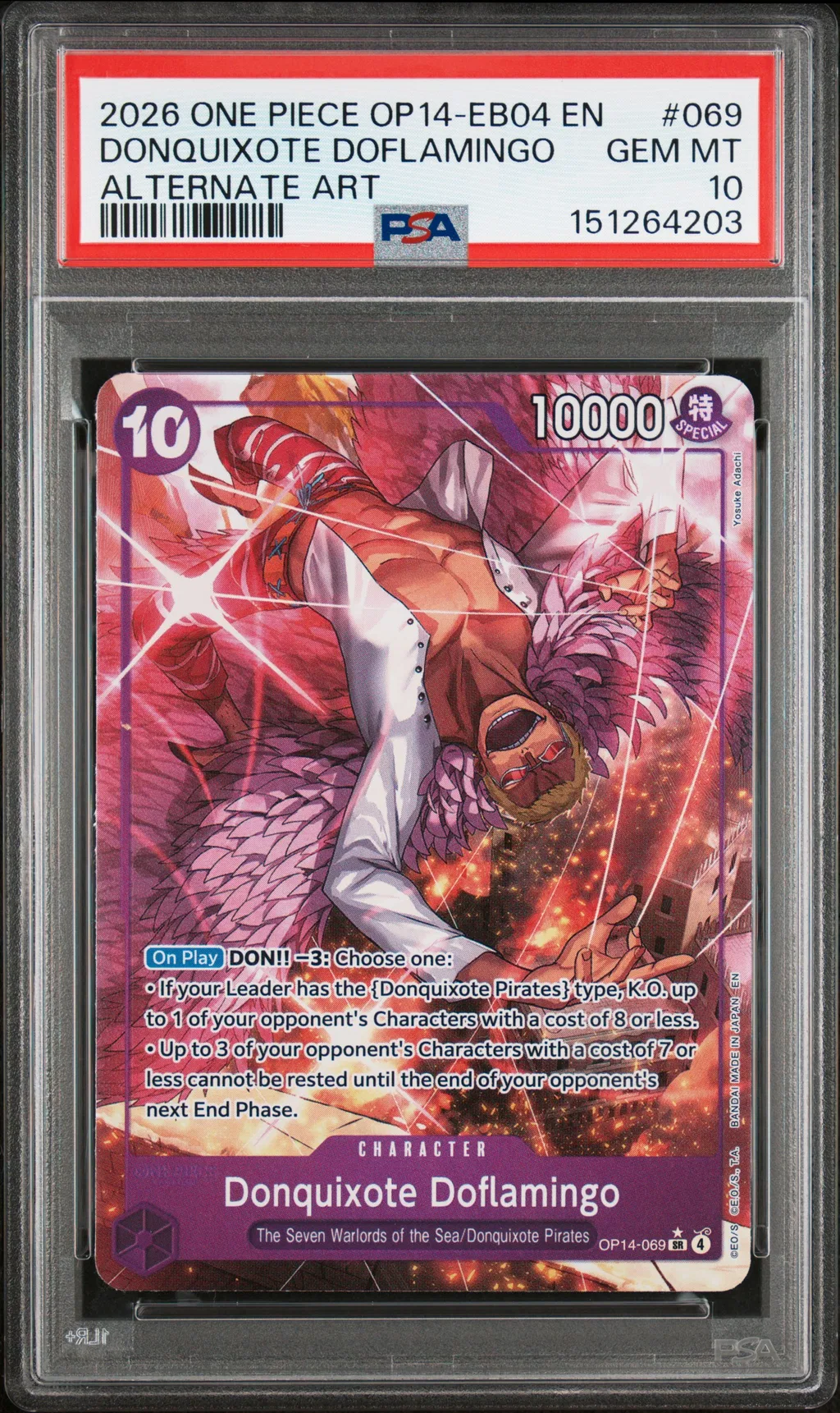 Donquixote Doflamingo card artwork