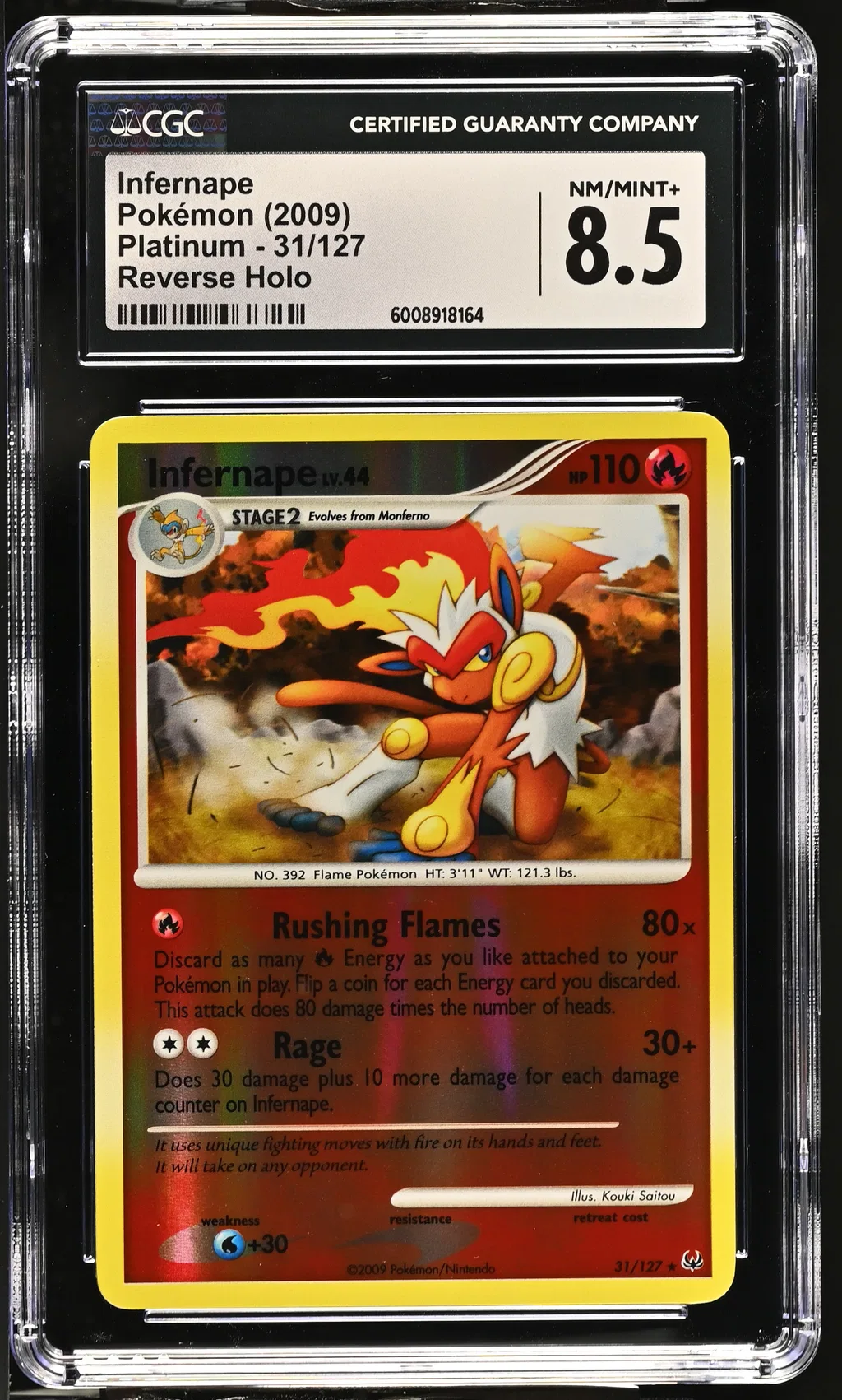 Infernape card artwork
