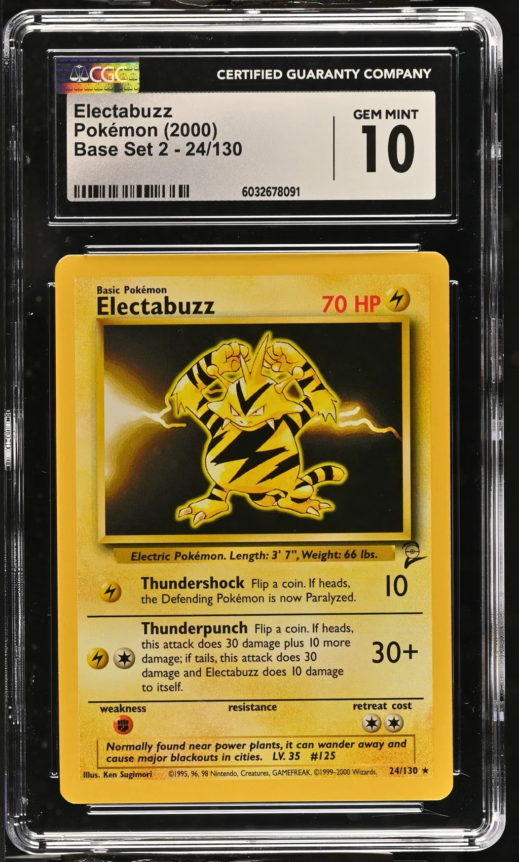 Electabuzz card artwork