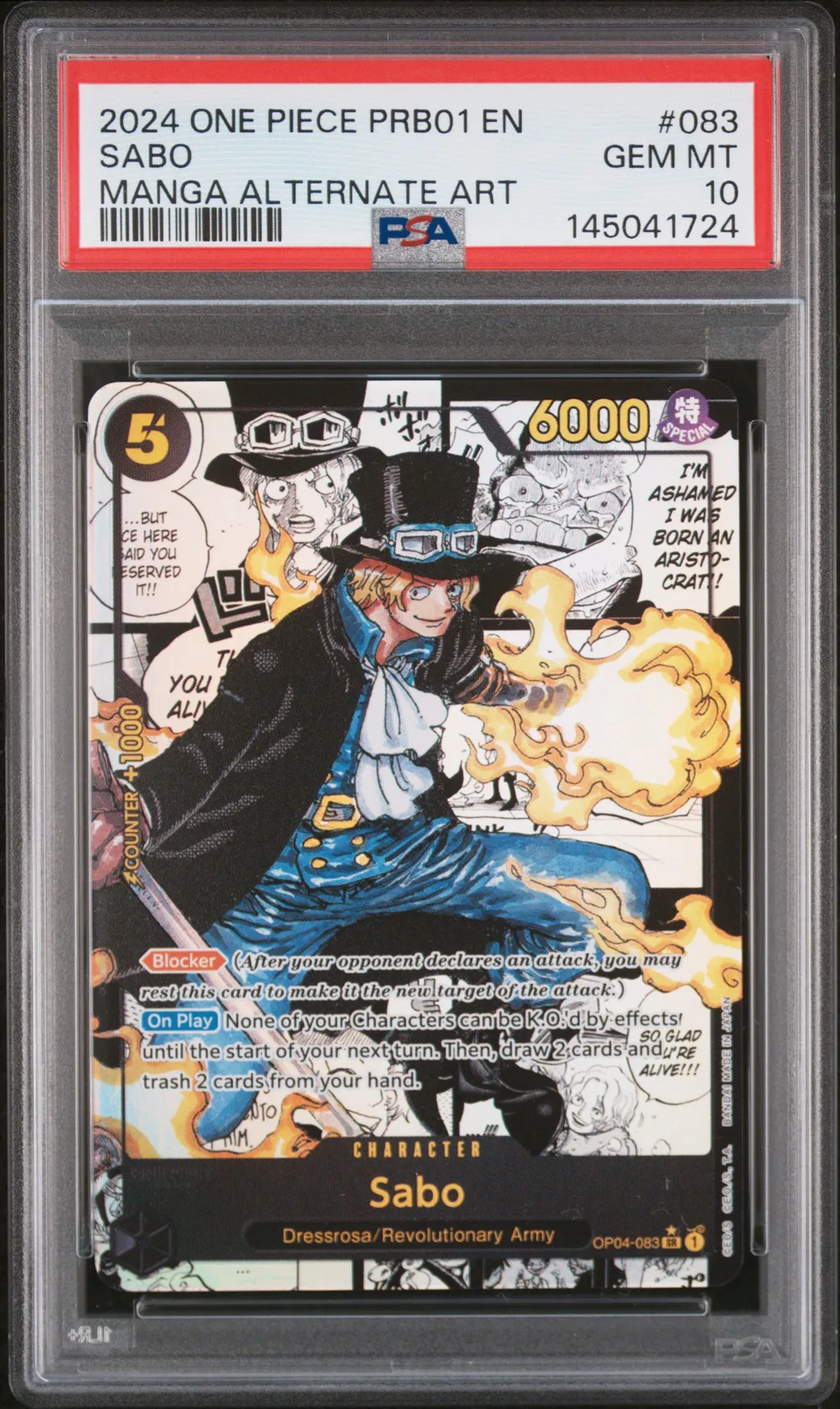 Sabo card artwork