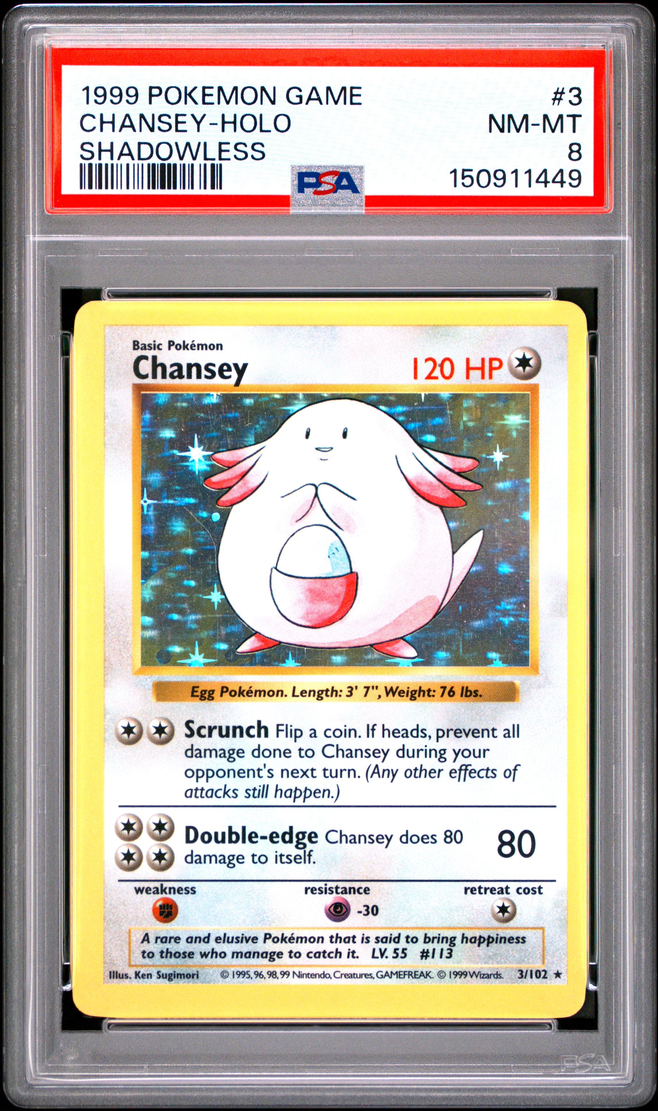 Chansey-Holo card artwork