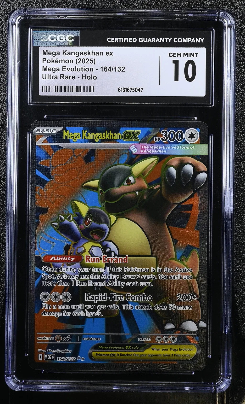 Mega Kangaskhan EX card artwork