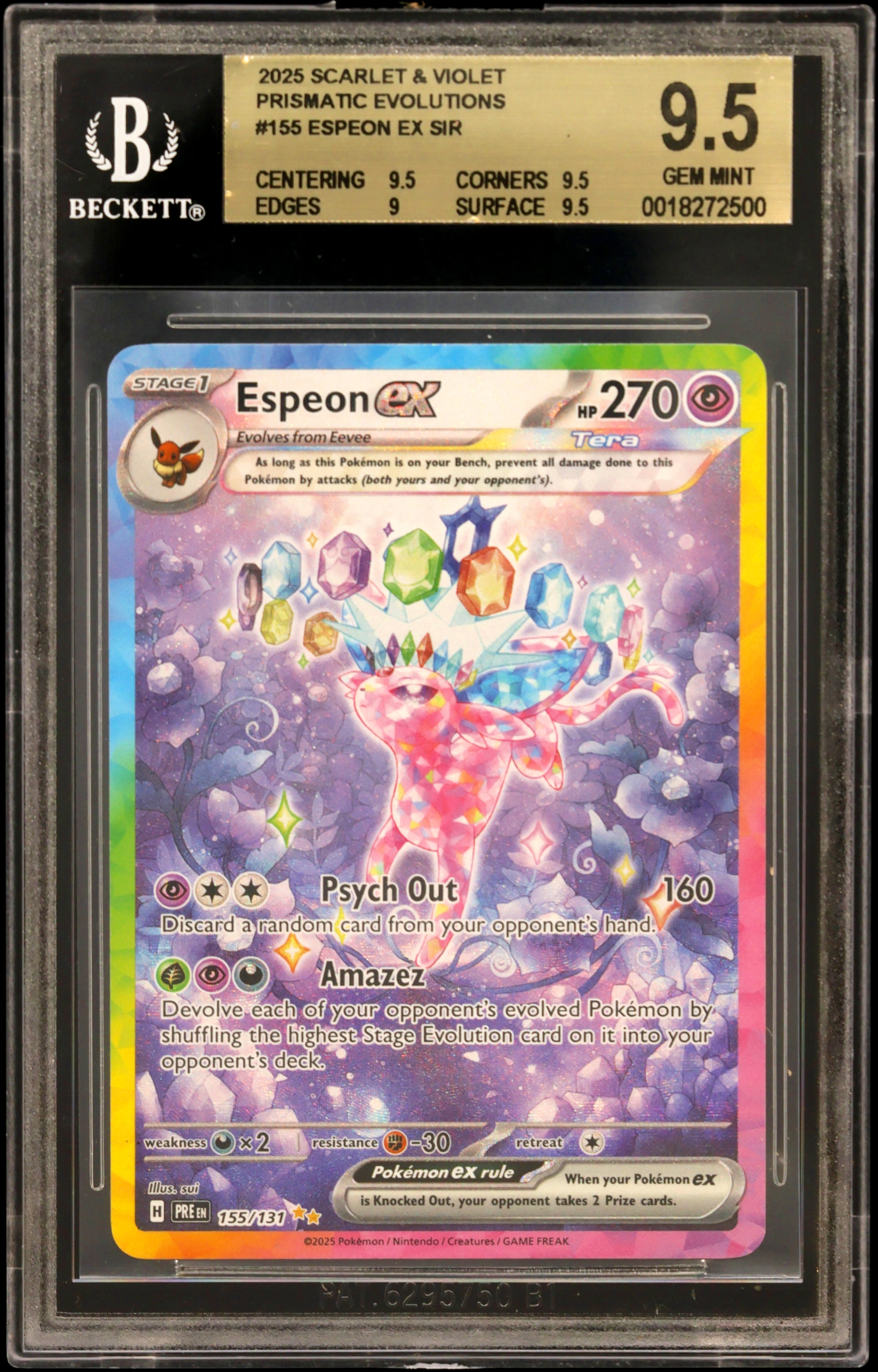 Espeon EX card artwork