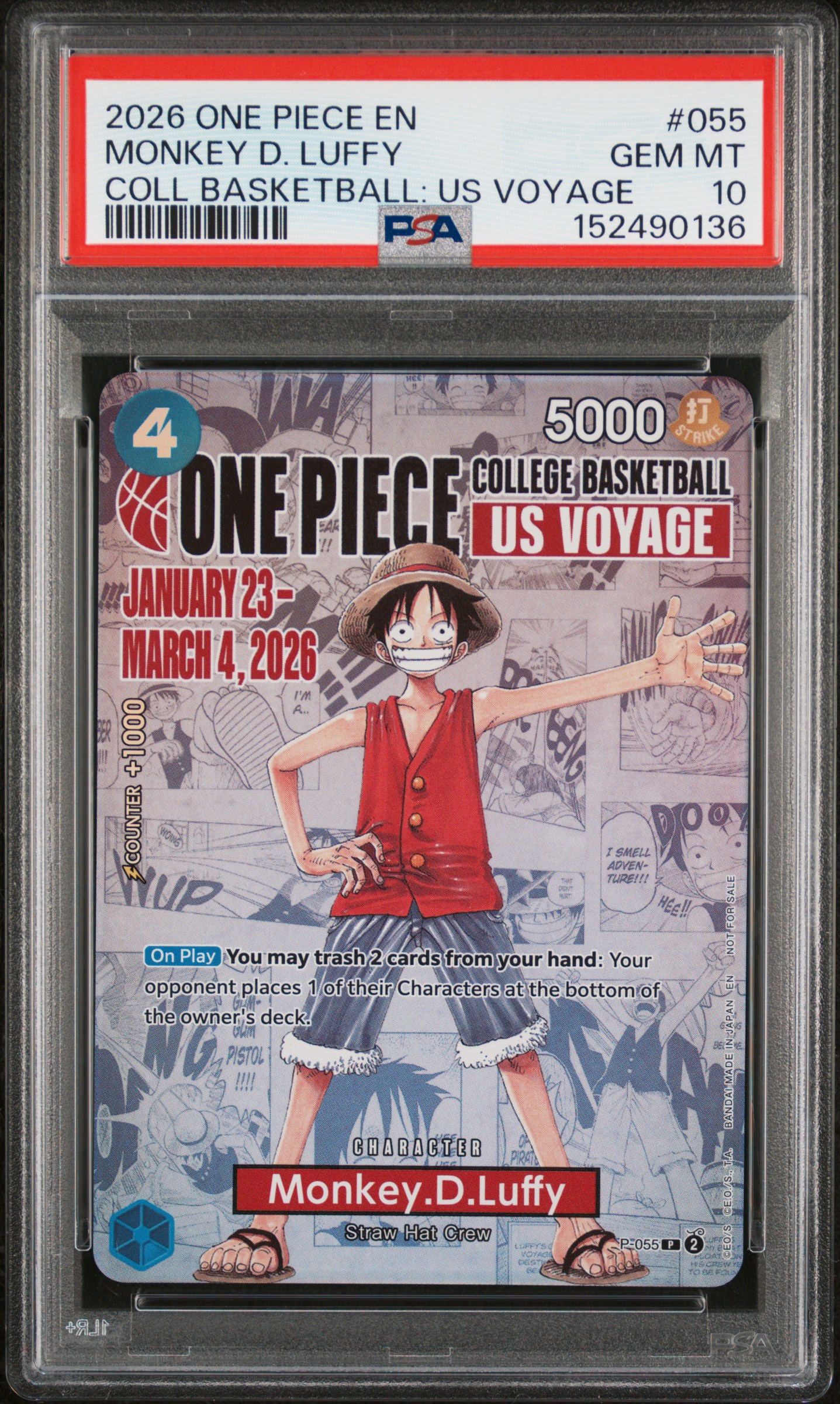 Monkey D. Luffy card artwork