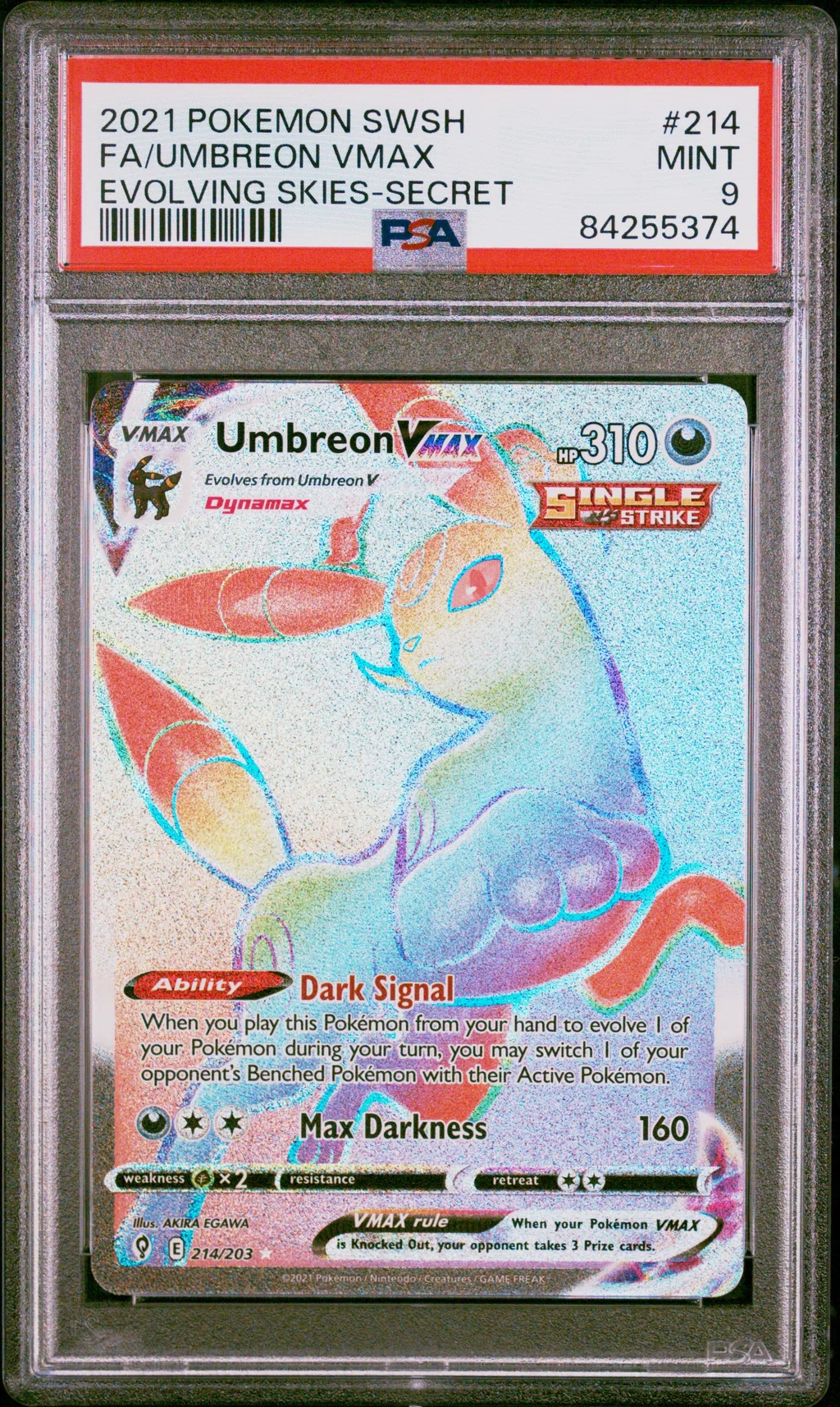 Full Art/Umbreon Vmax card artwork