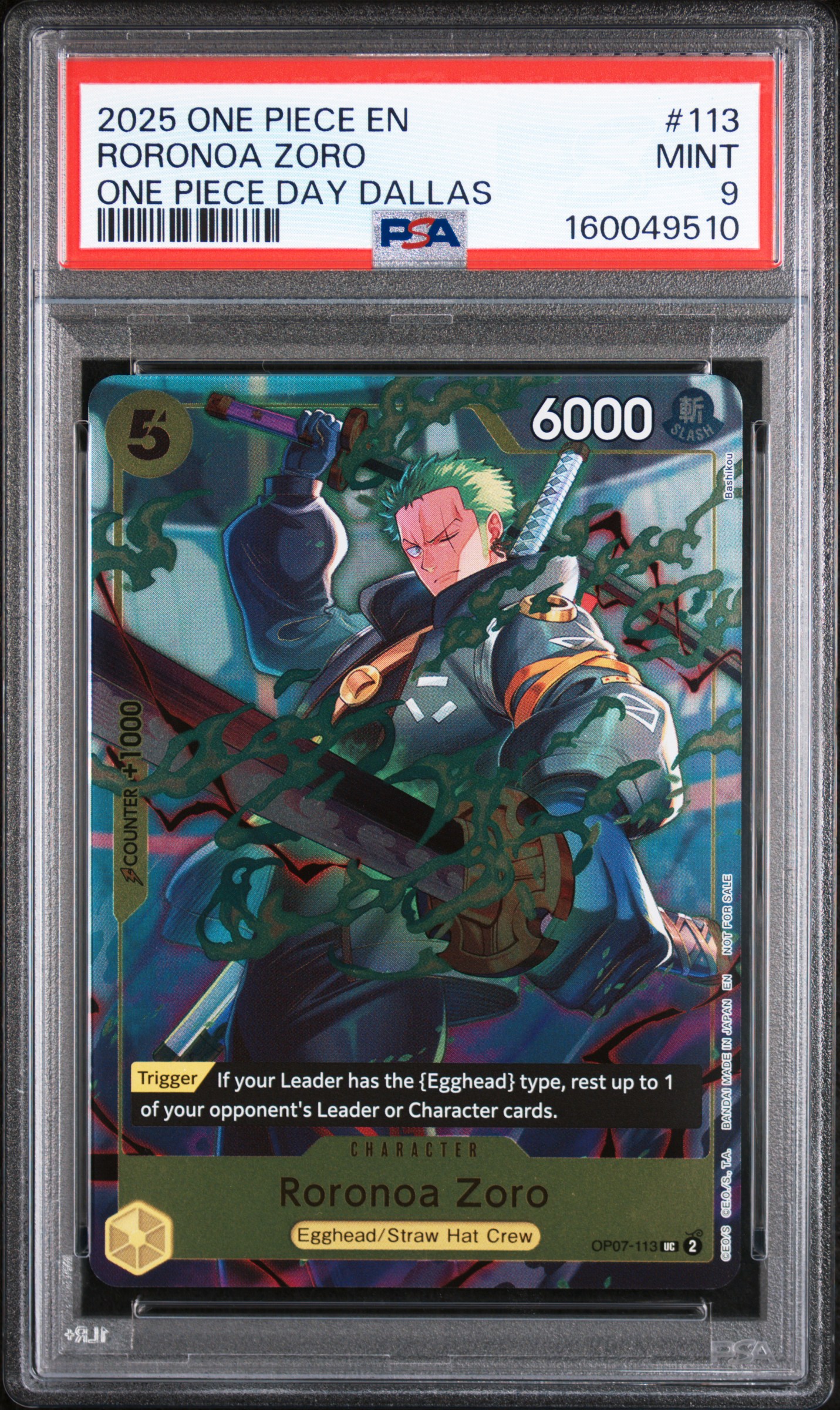 Roronoa Zoro card artwork