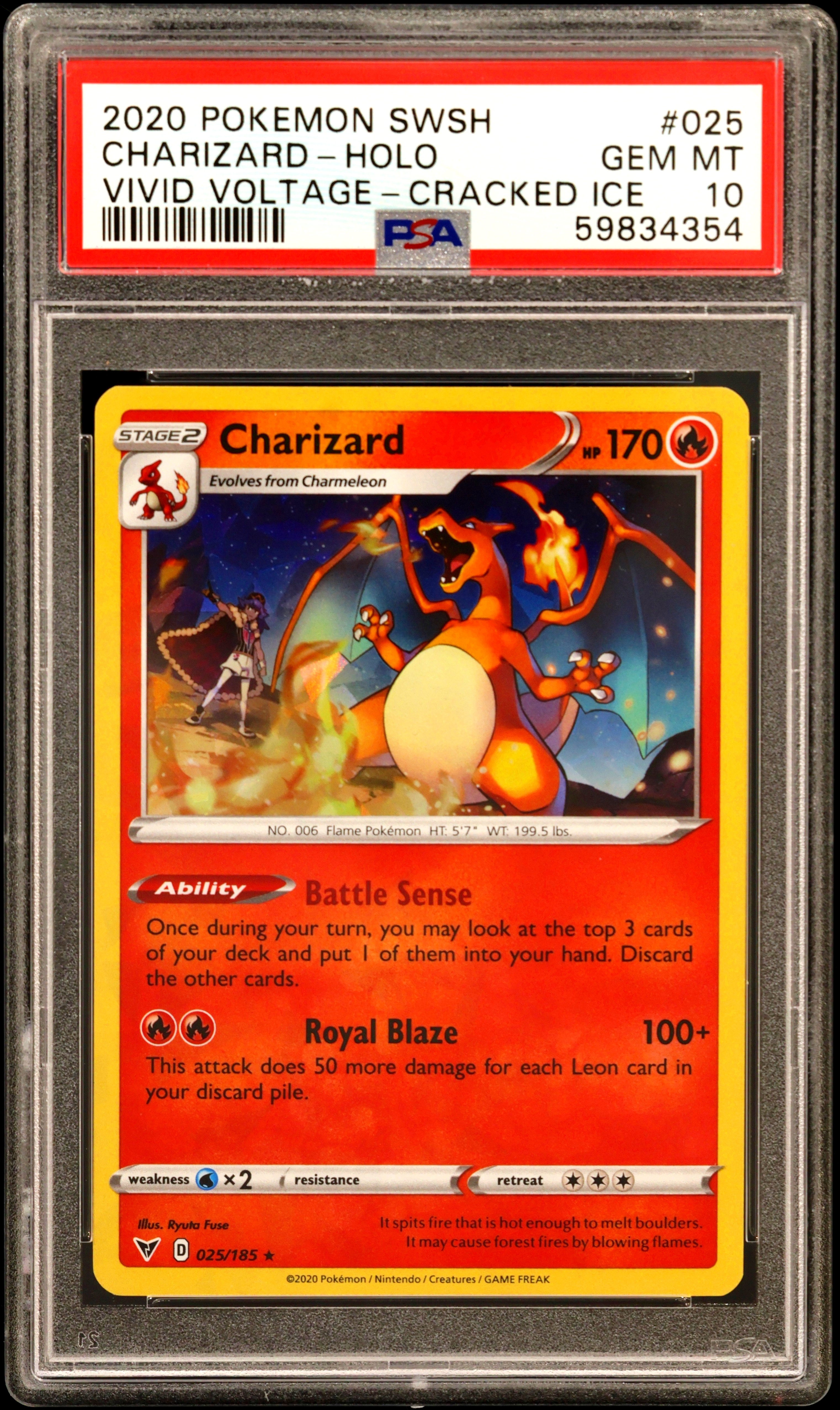 Charizard card artwork