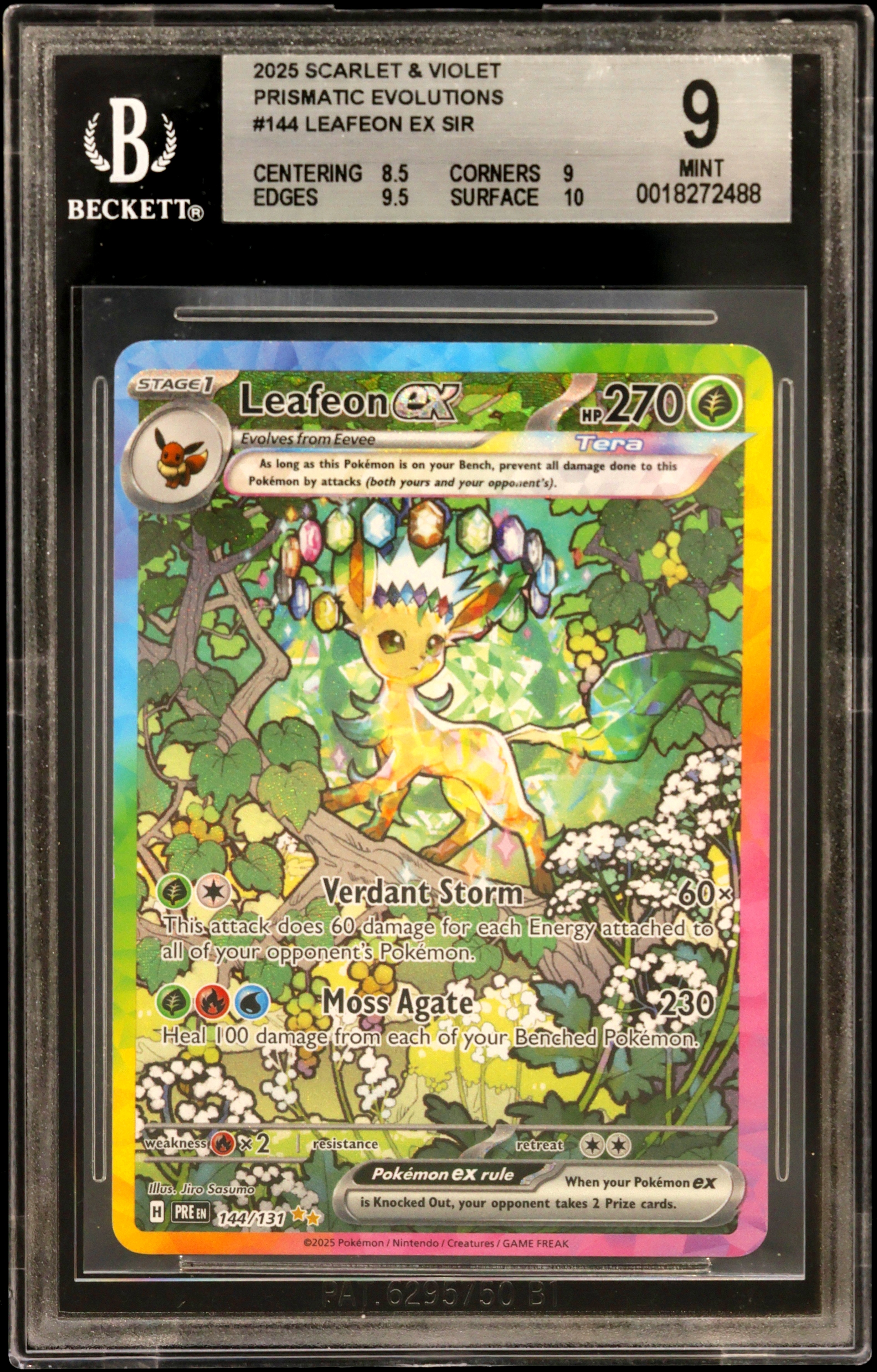Leafeon EX card artwork