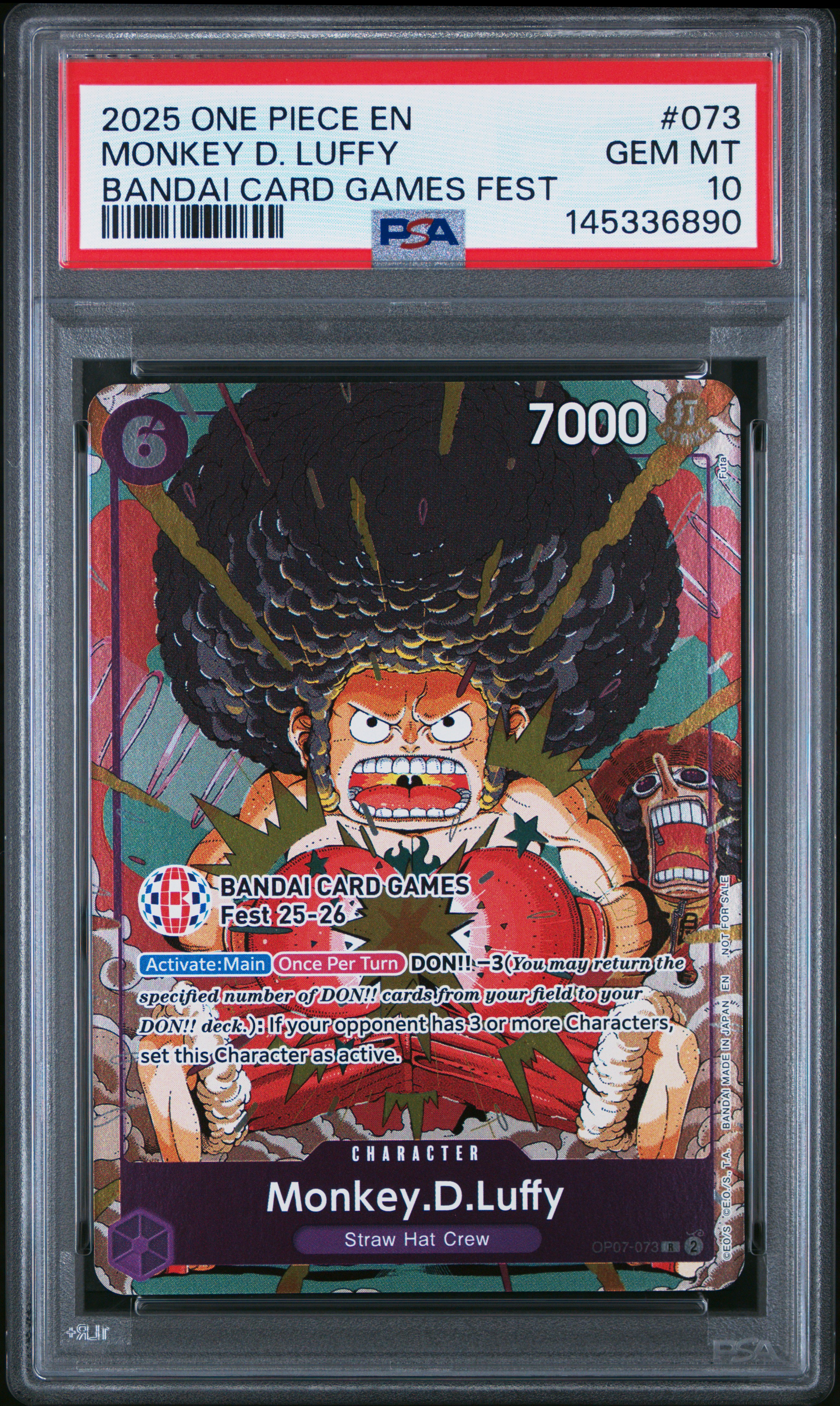 Monkey D. Luffy card artwork