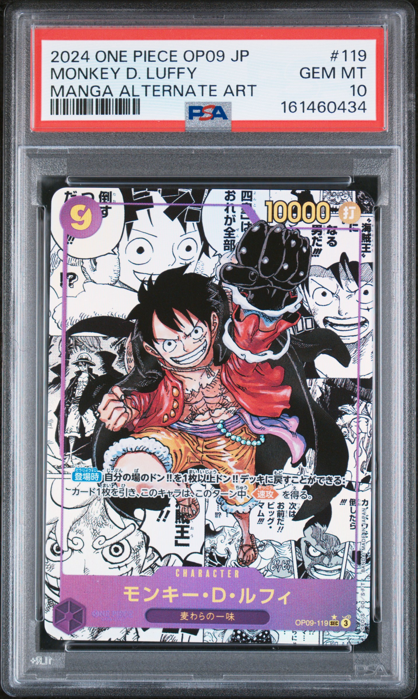 Monkey D. Luffy card artwork