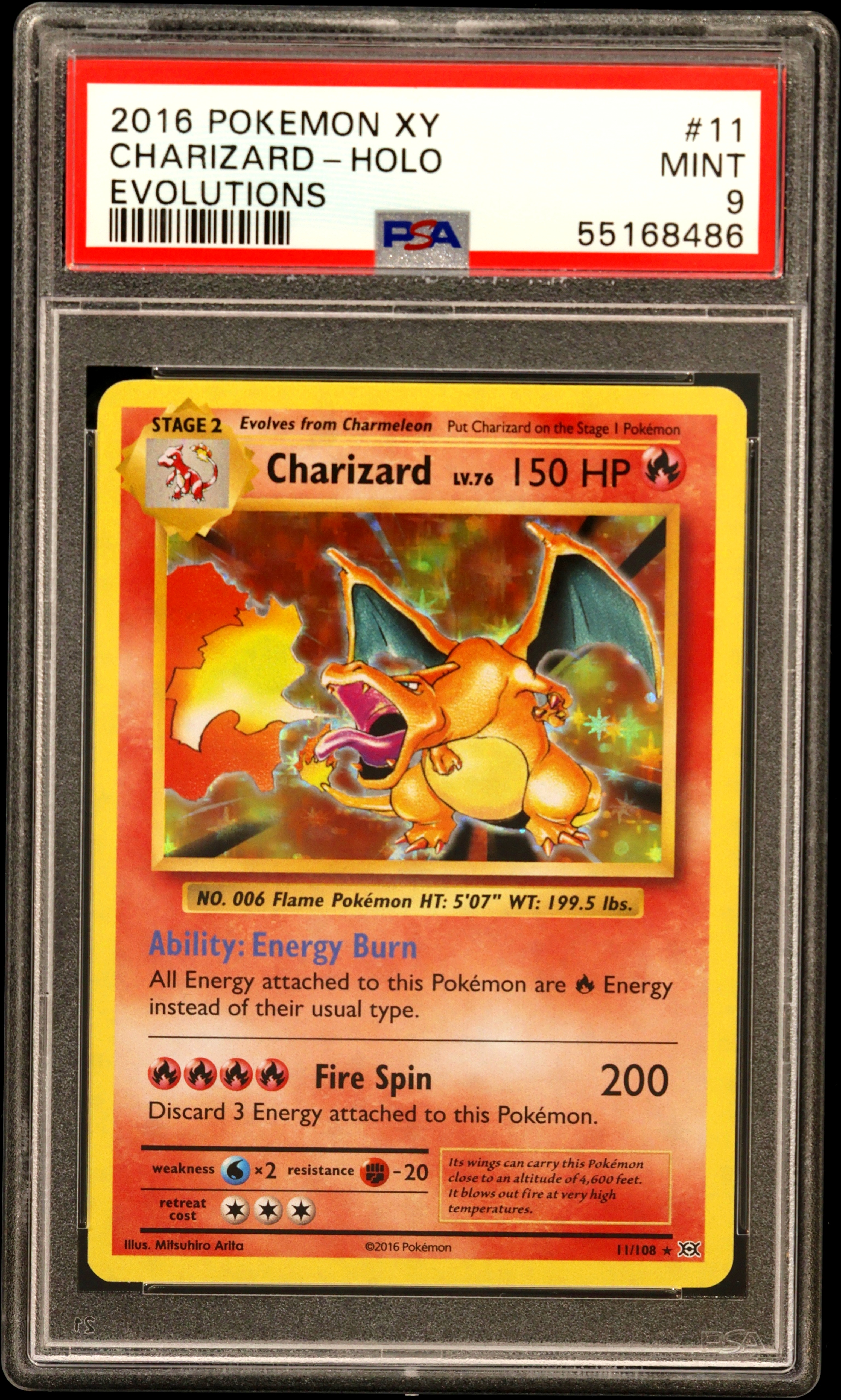 Charizard-Holo card artwork