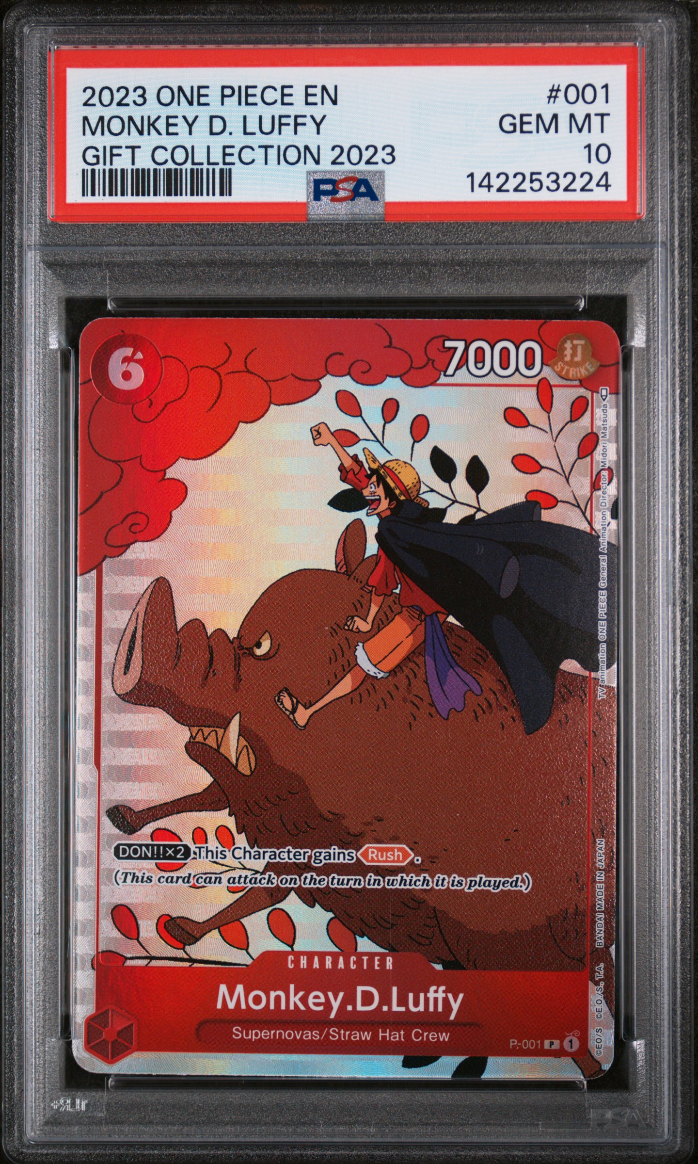 Monkey D. Luffy card artwork