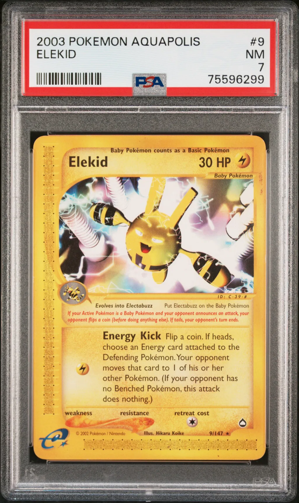 Elekid card artwork