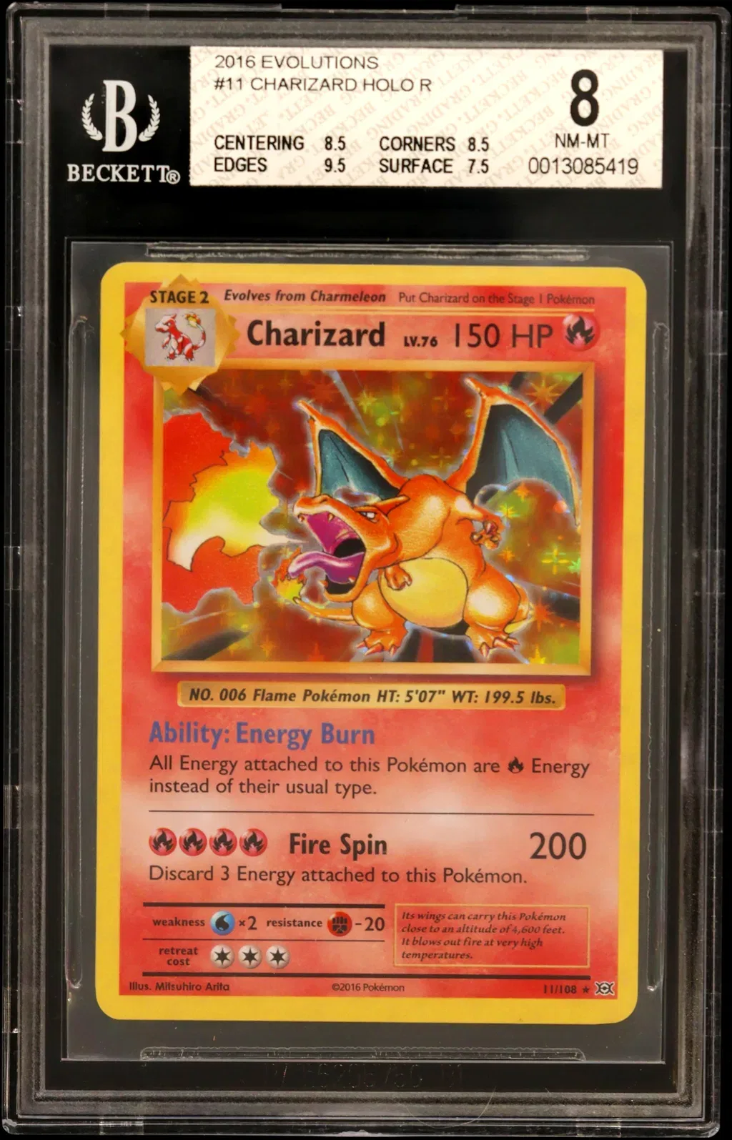 Charizard-Holo card artwork