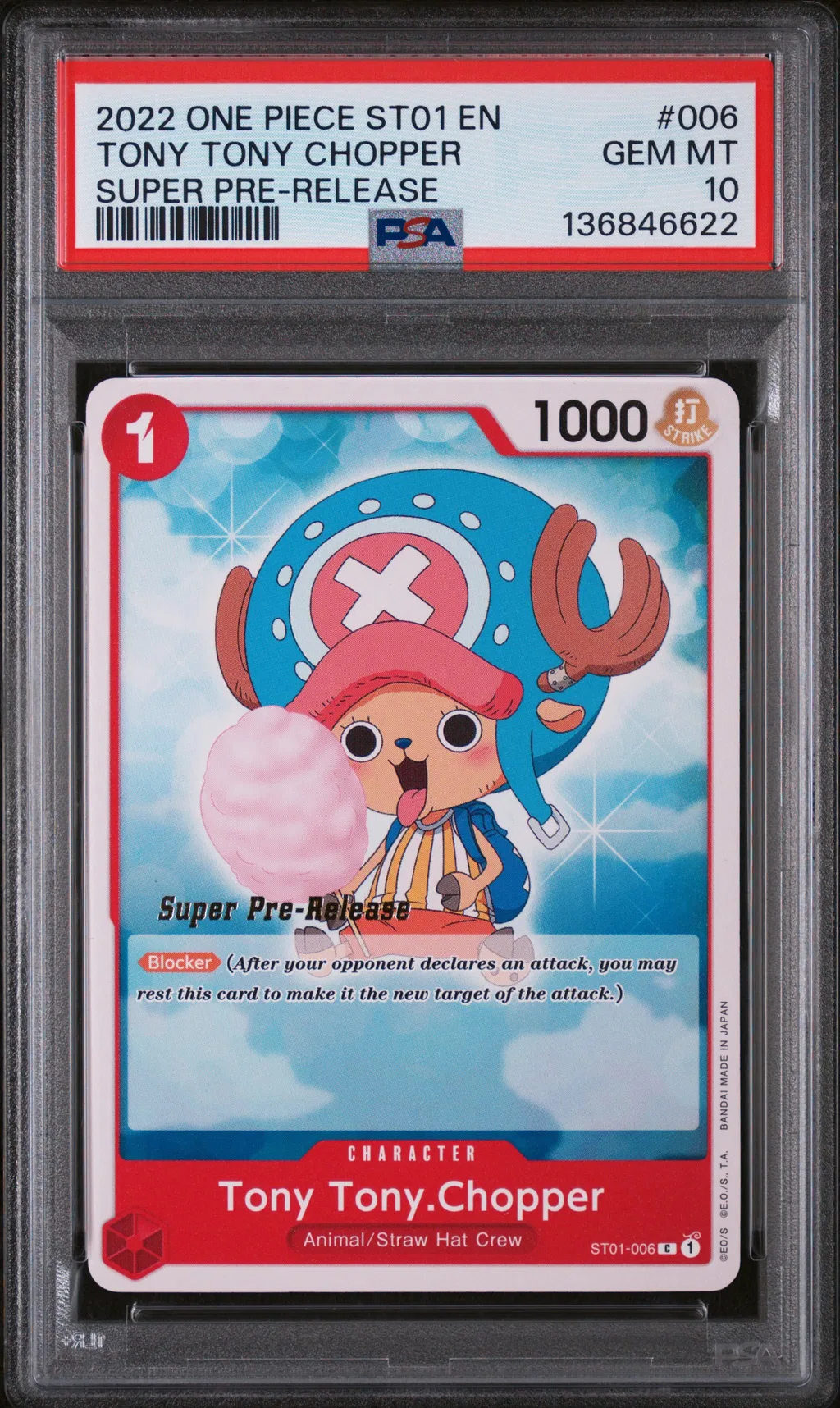 Tony Tony Chopper card artwork