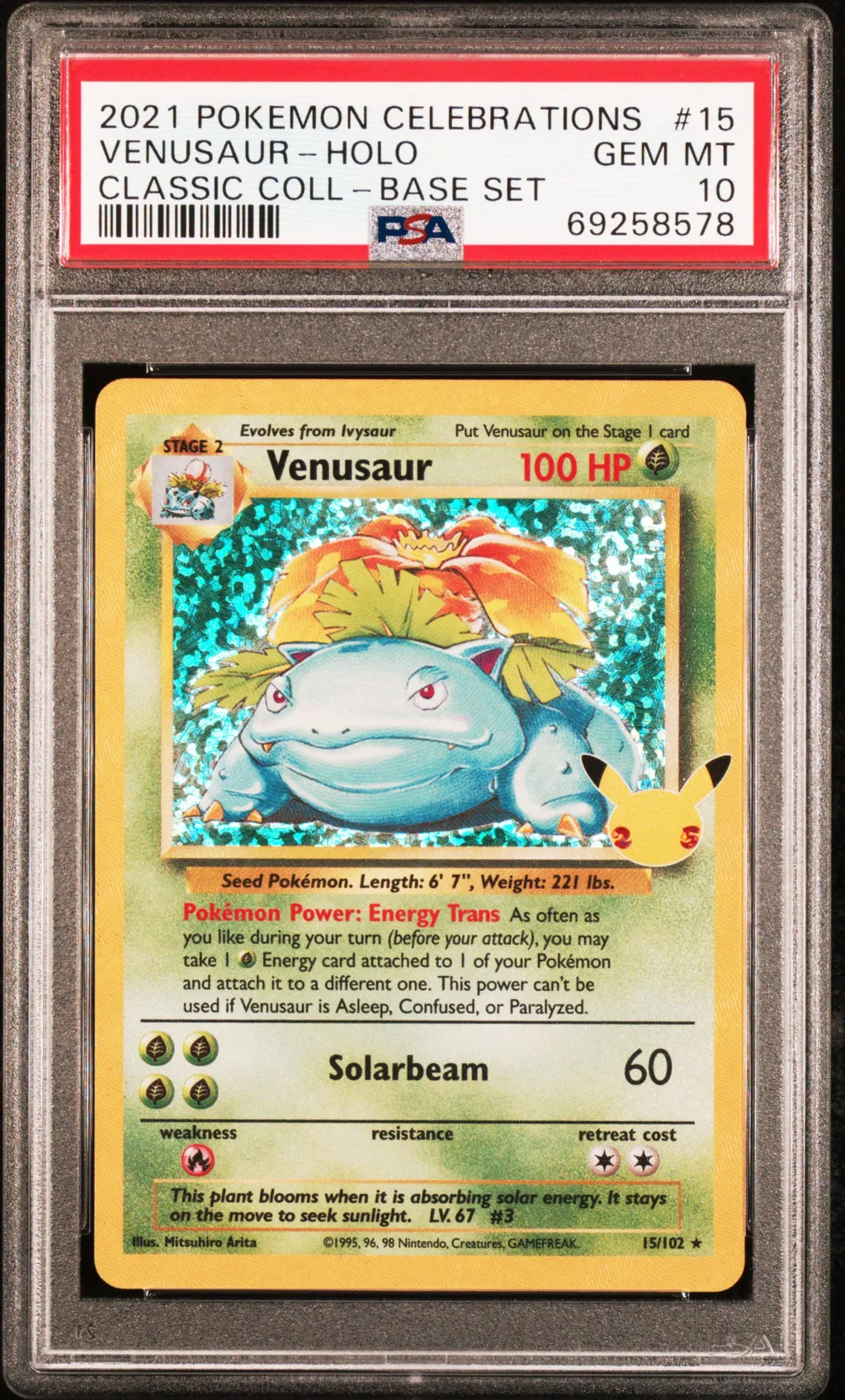 Venusaur-Holo card artwork