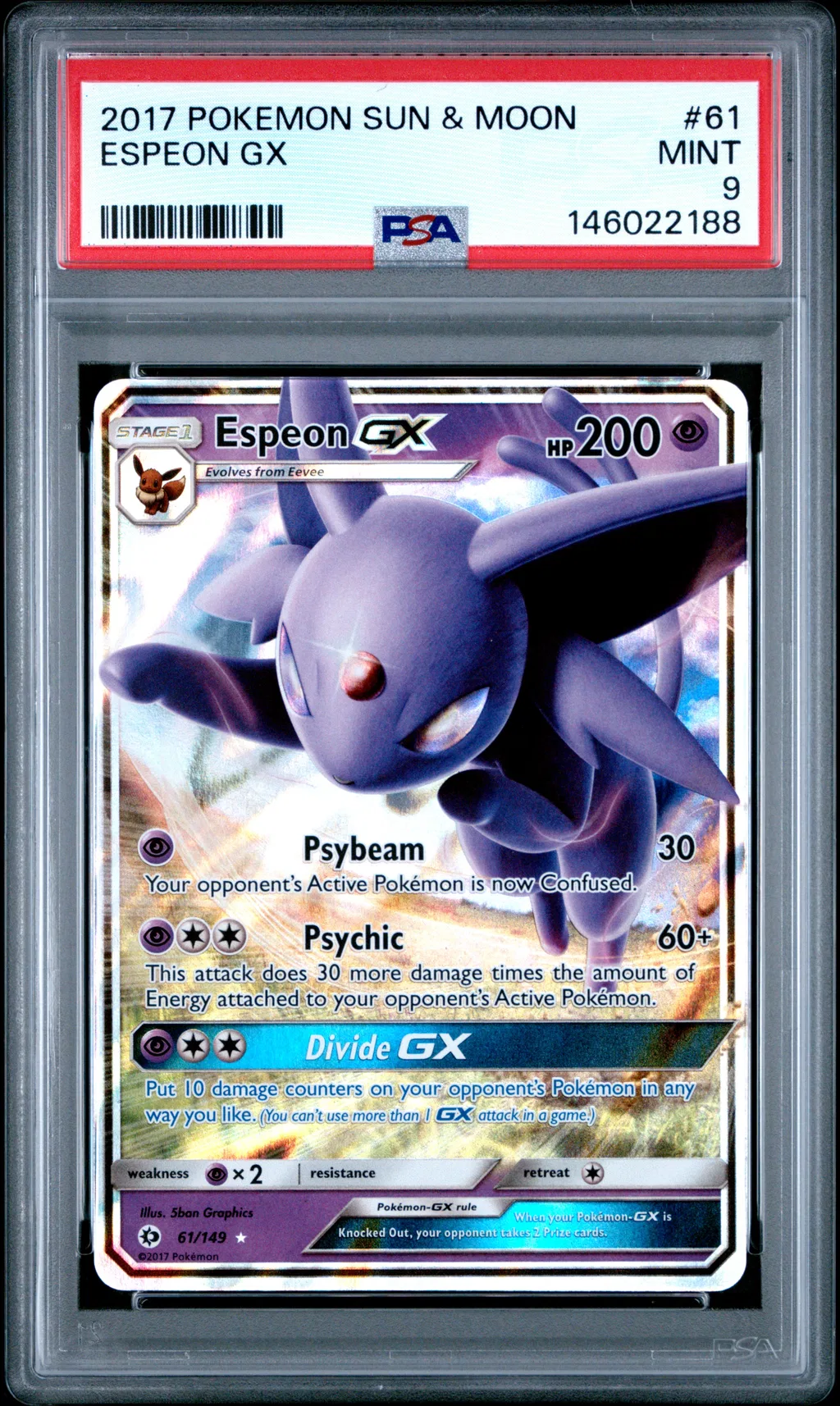 Espeon GX card artwork