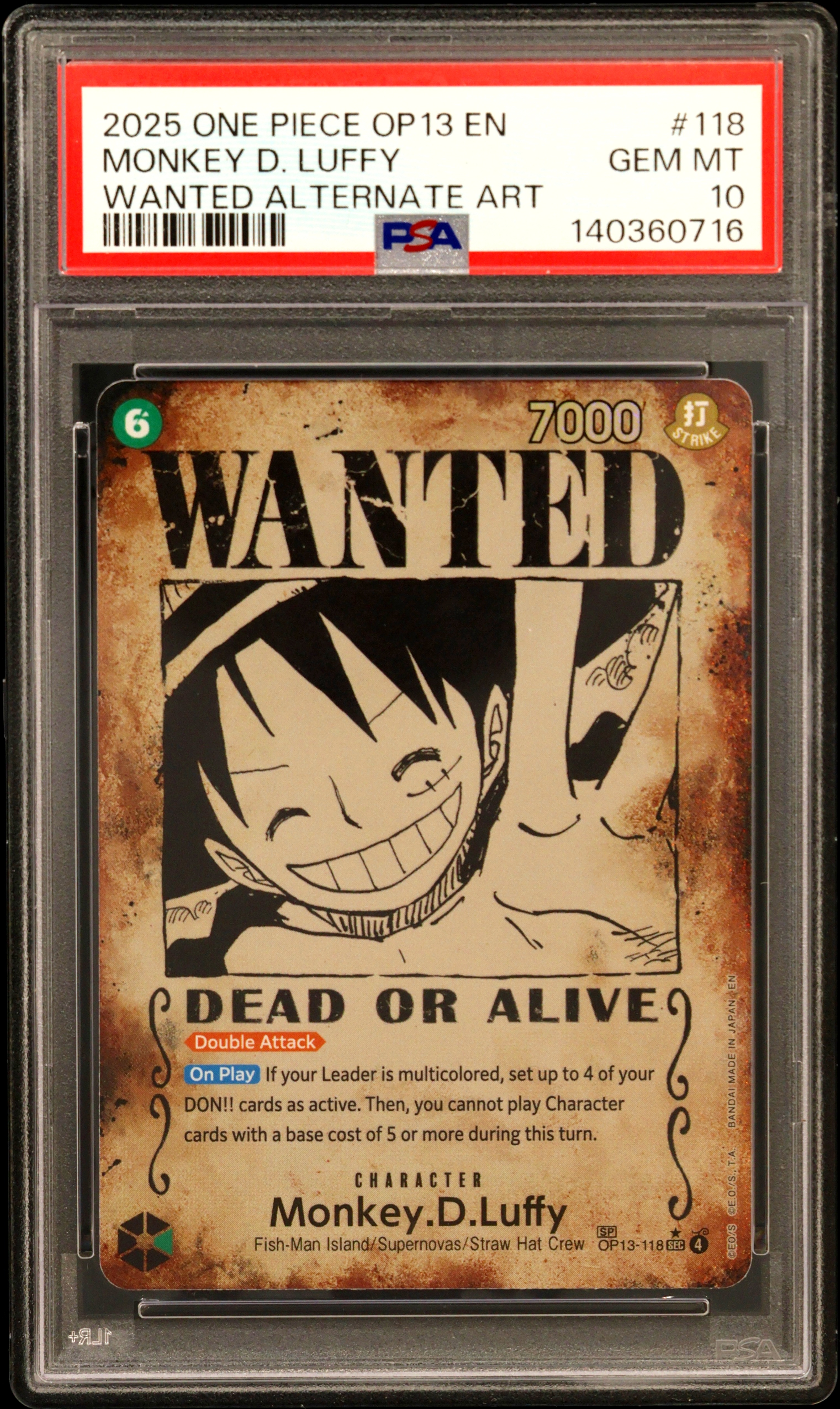 Monkey D. Luffy card artwork