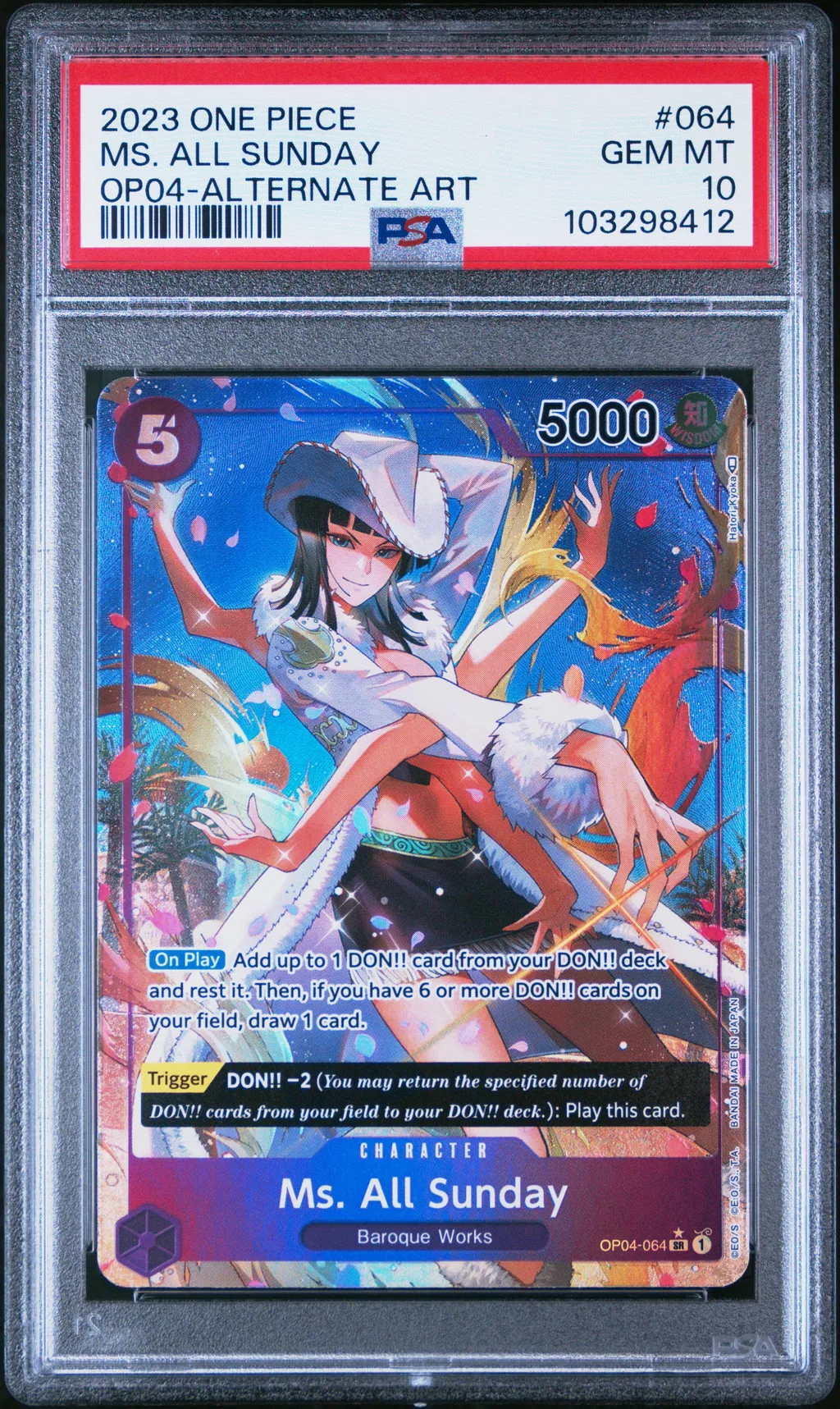 MS. All Sunday card artwork