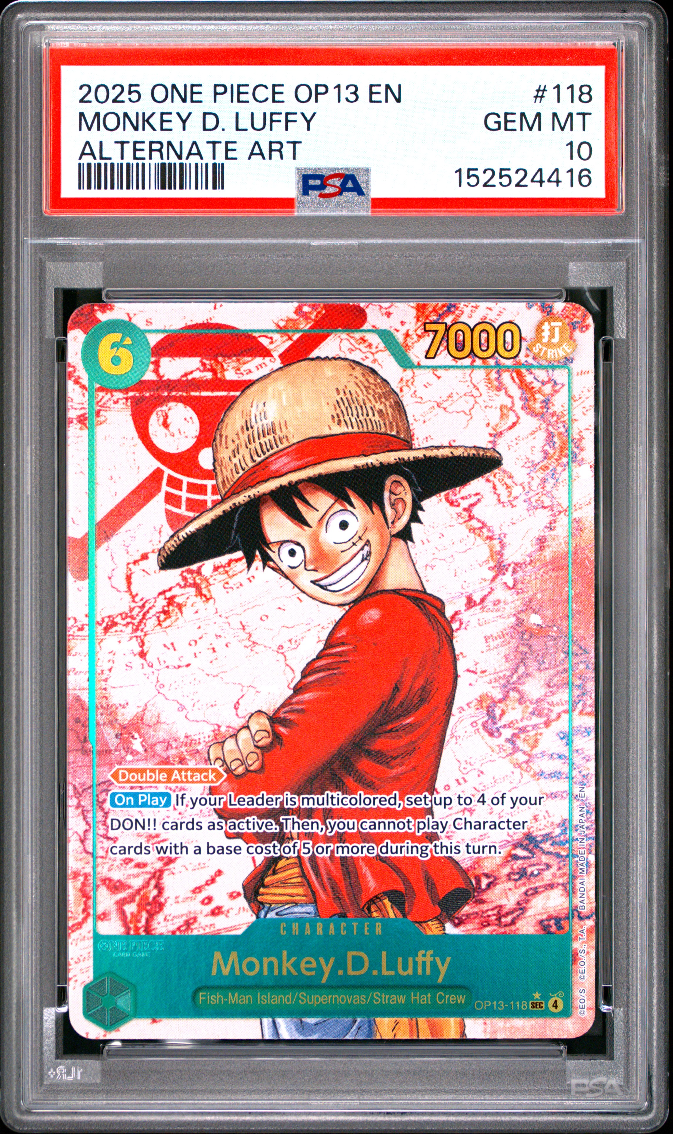 Monkey D. Luffy card artwork
