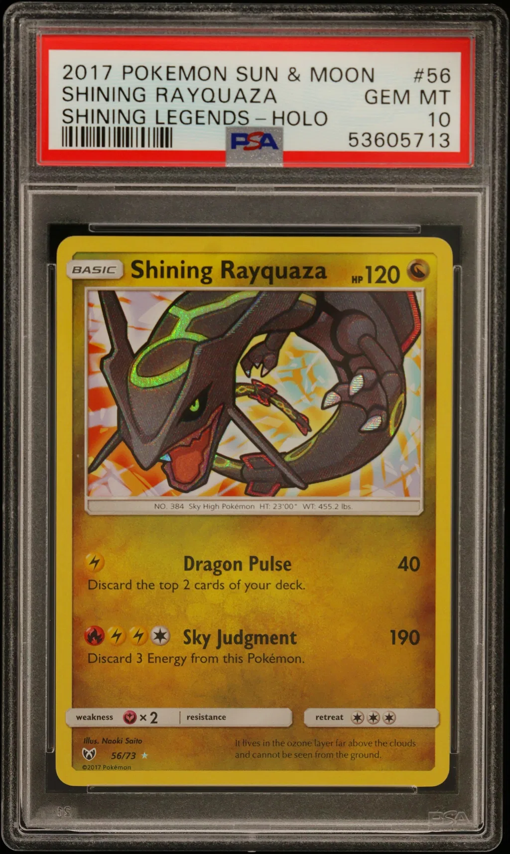 Shining Rayquaza-Holo card artwork