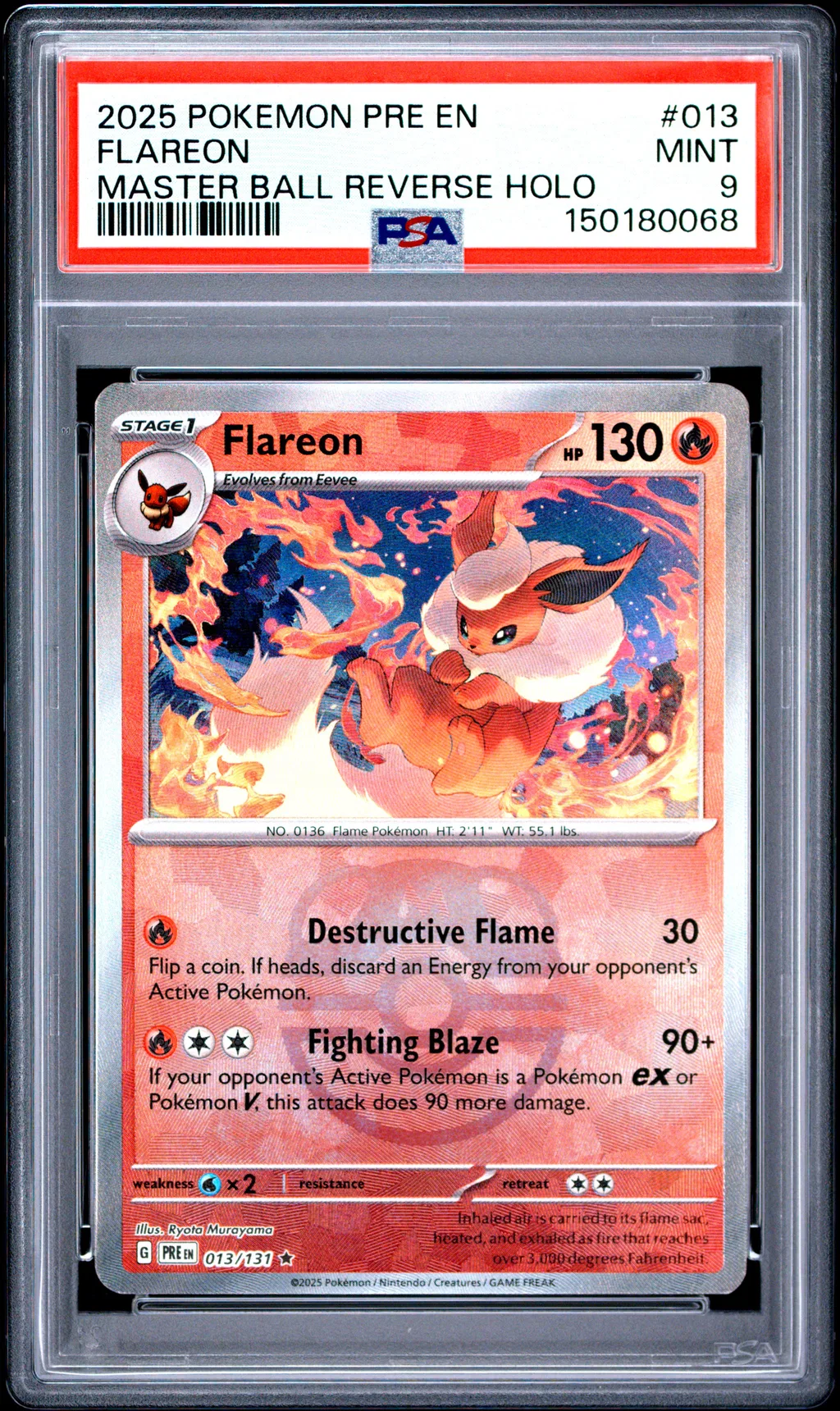 Flareon card artwork