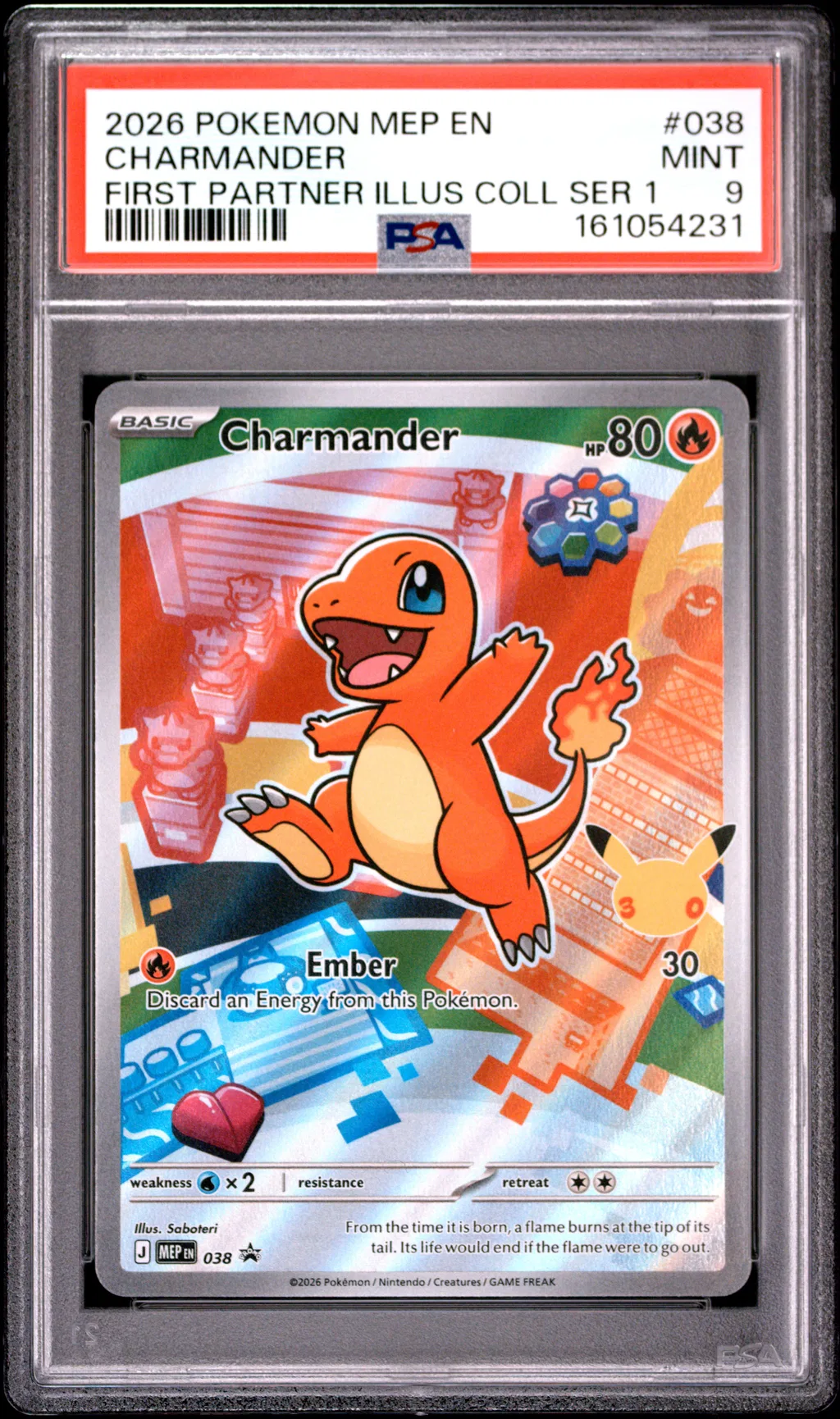 Charmander card artwork