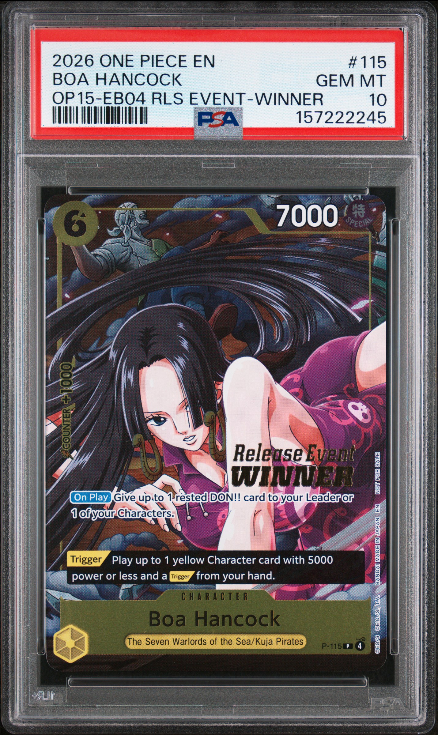 Boa Hancock card artwork