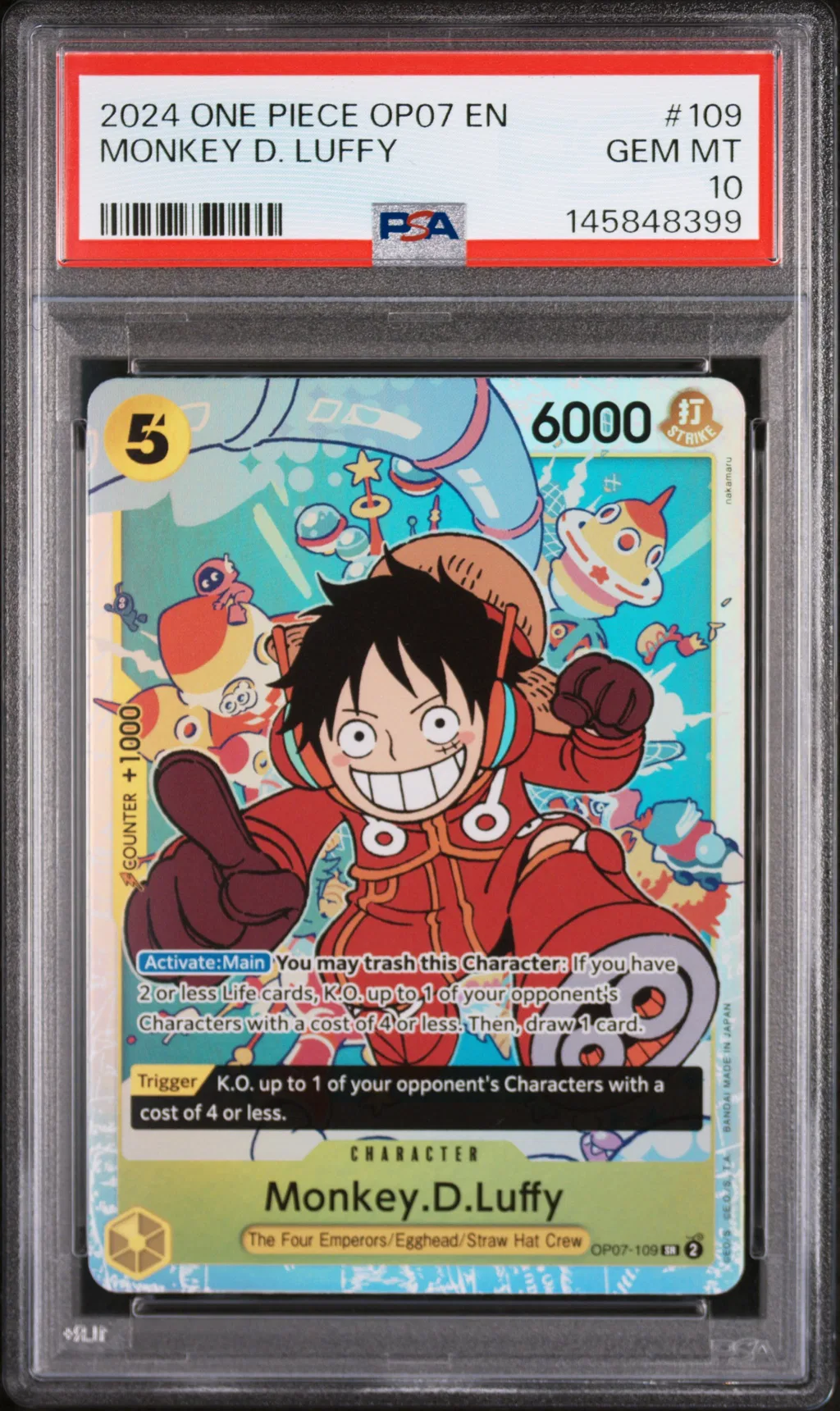 Monkey D. Luffy card artwork