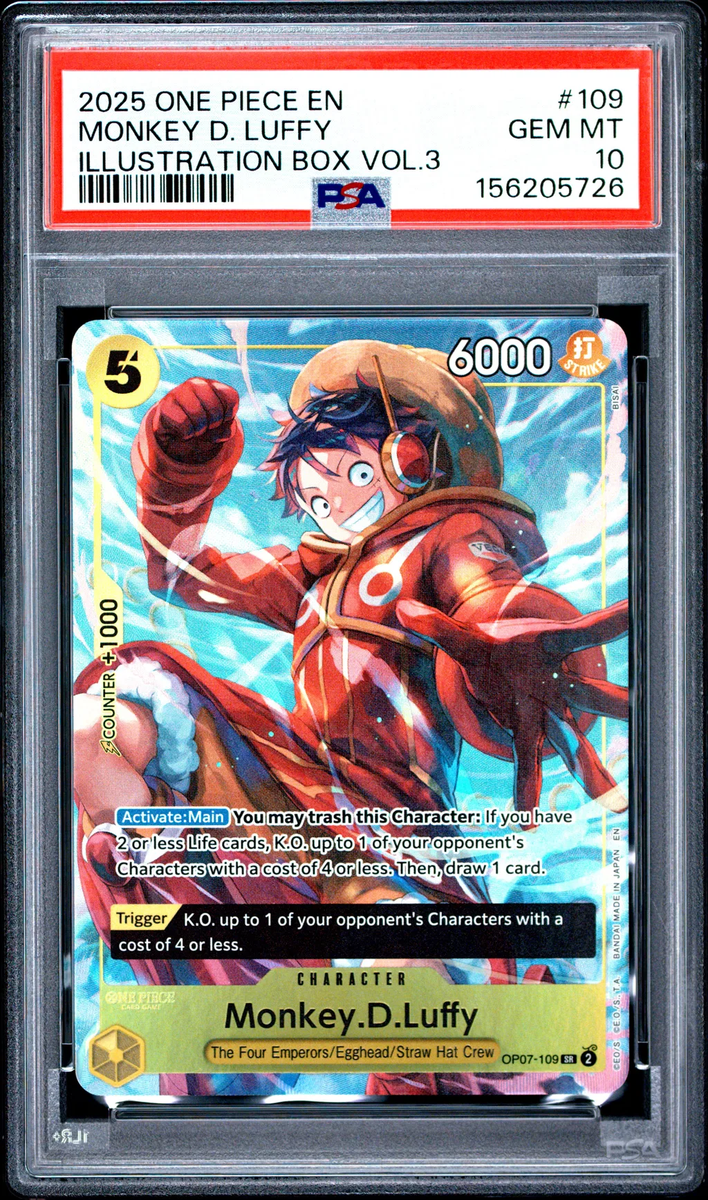 Monkey D. Luffy card artwork