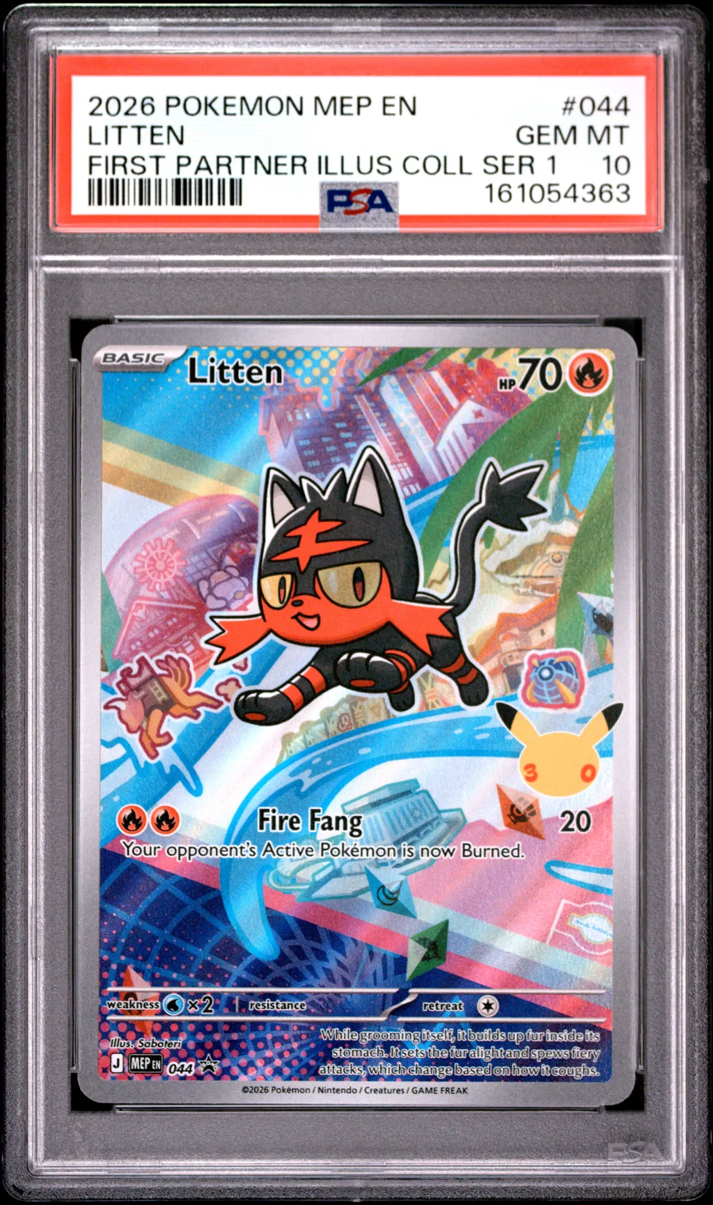 Litten card artwork