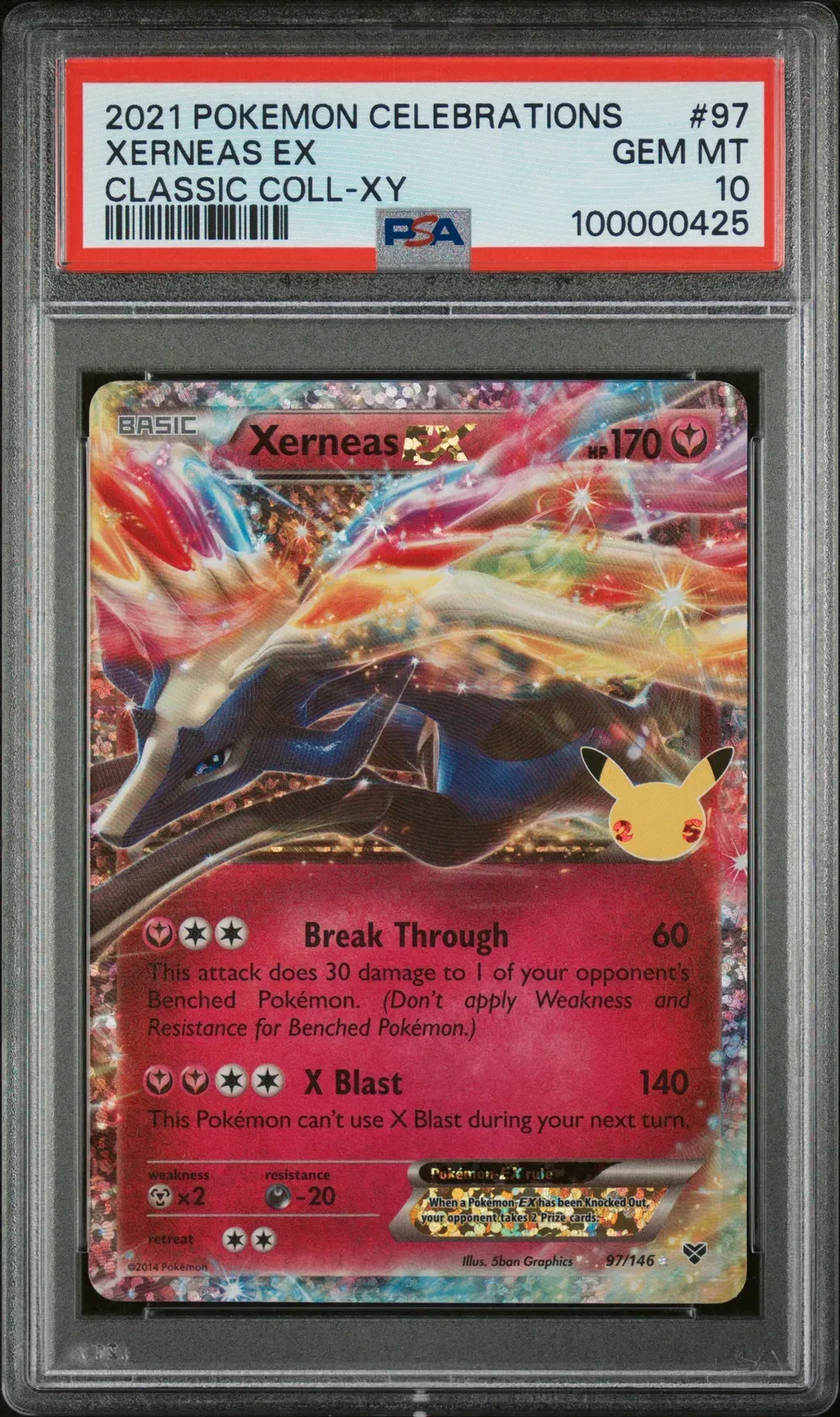 Xerneas EX card artwork