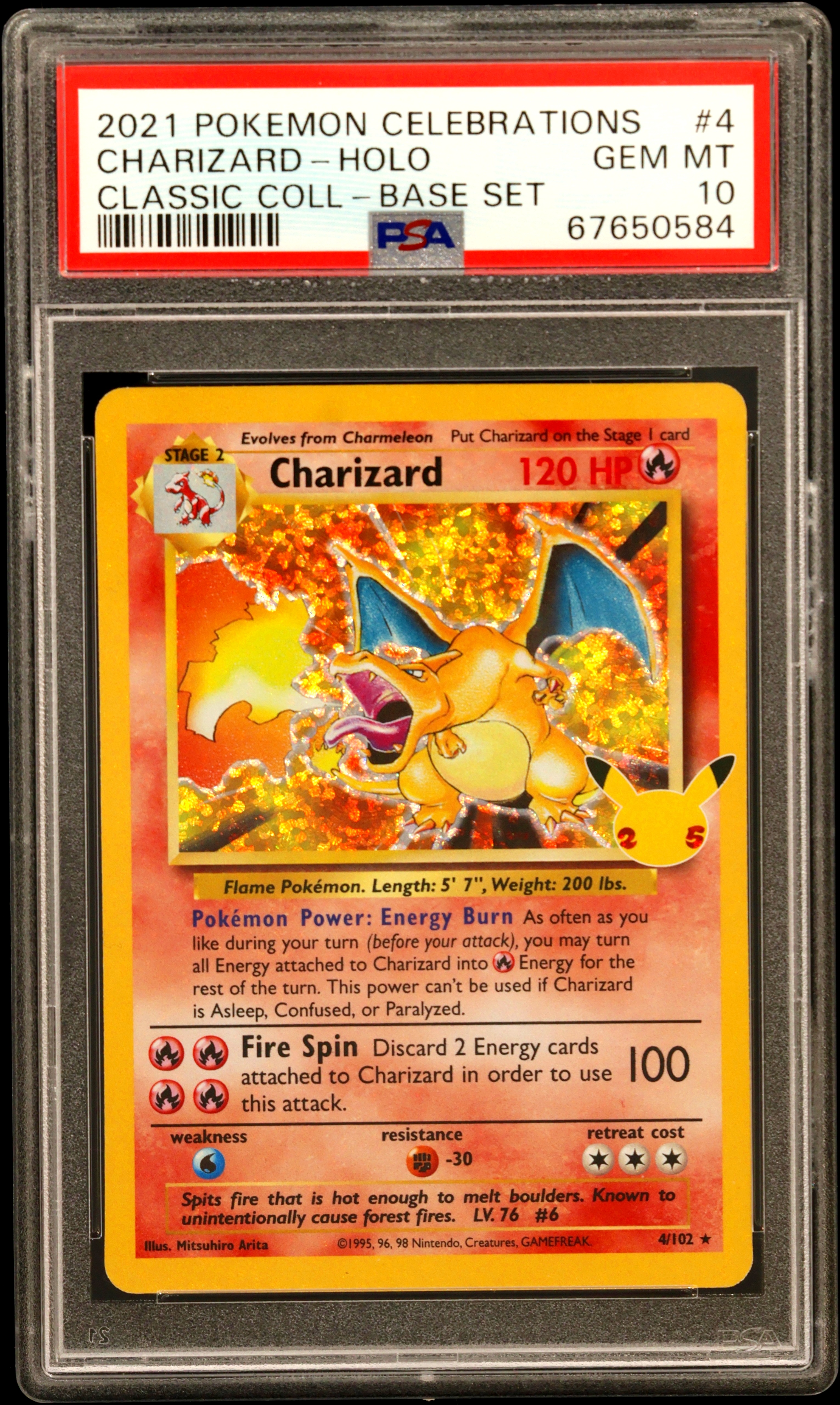 Charizard-Holo card artwork