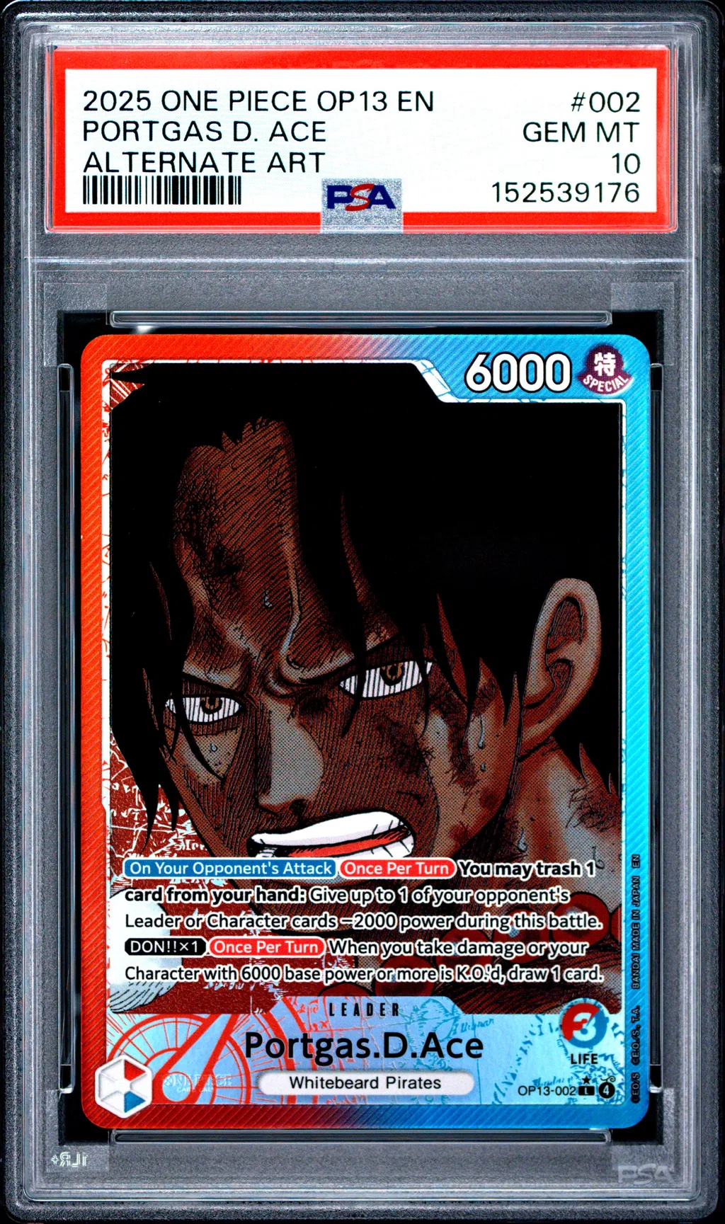 Portgas D. Ace card artwork