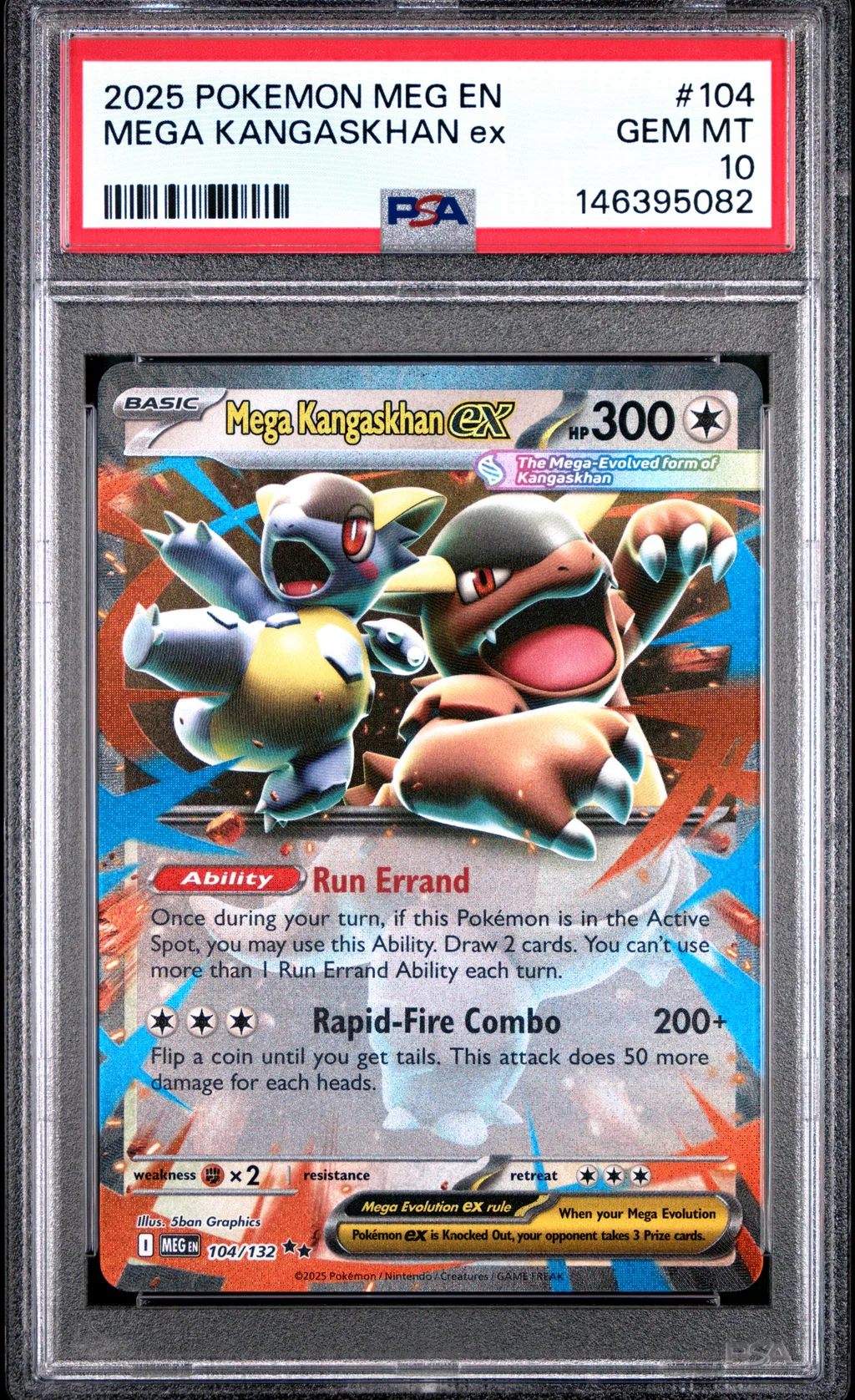 Mega Kangaskhan EX card artwork