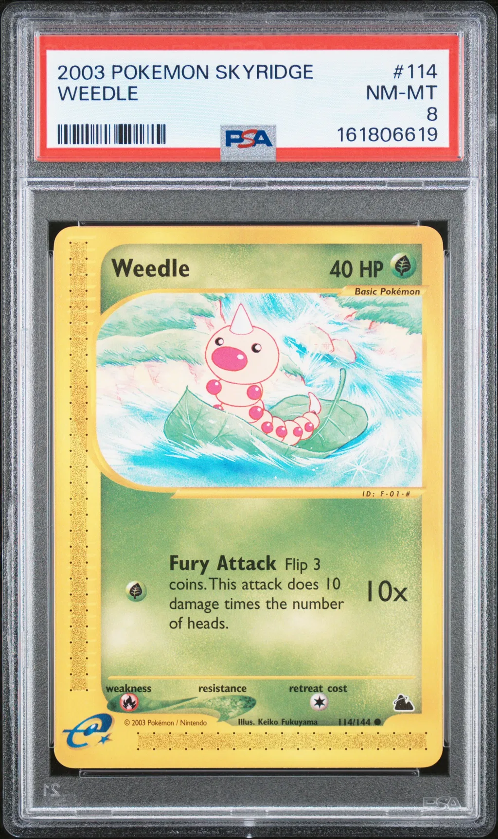 Weedle card artwork