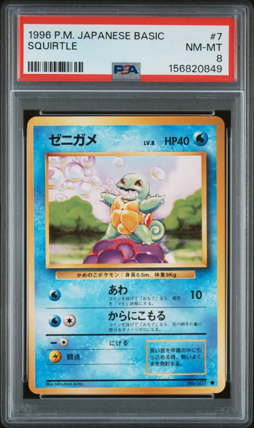 Squirtle card artwork