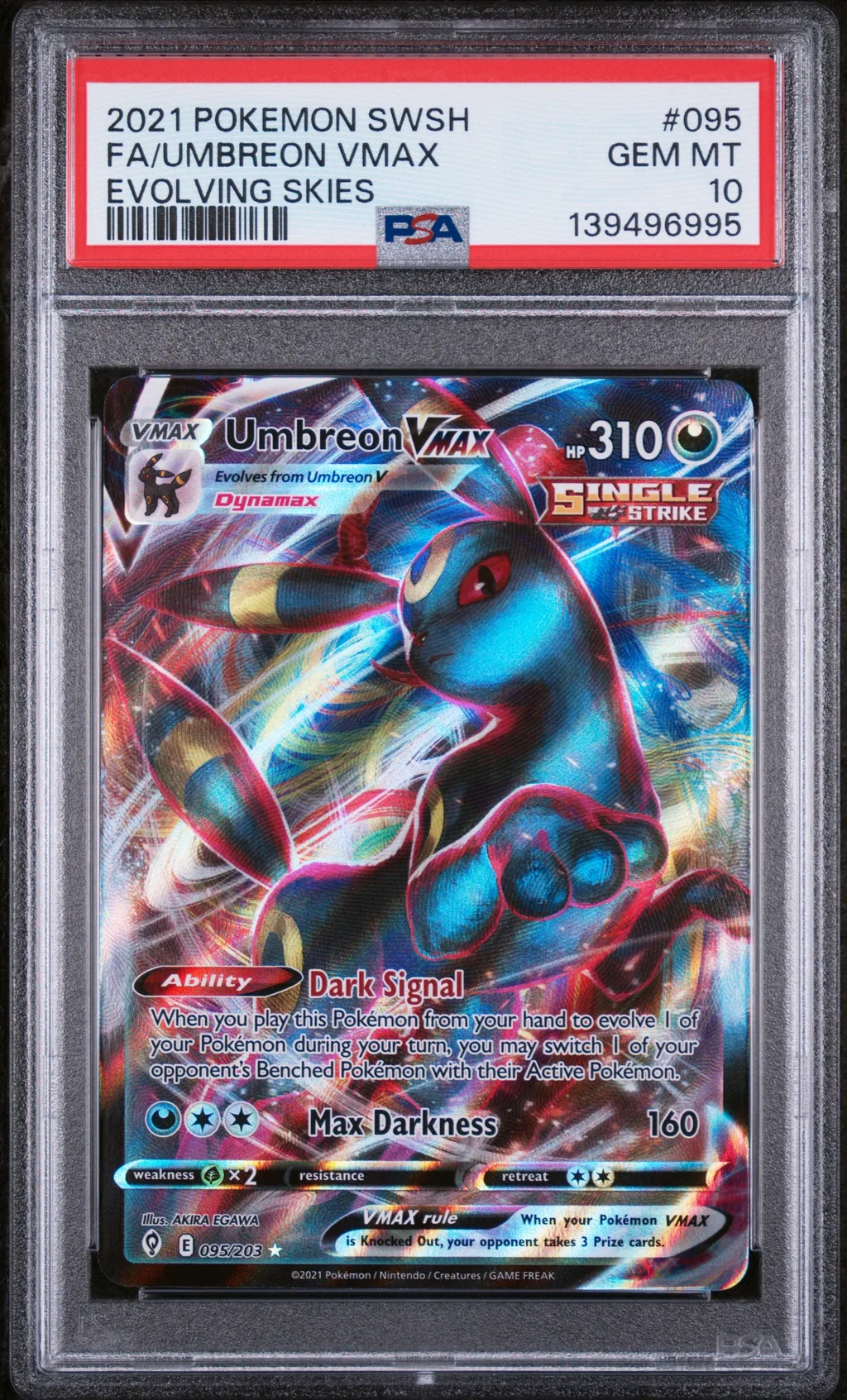 FA/UMBREON VMAX card artwork