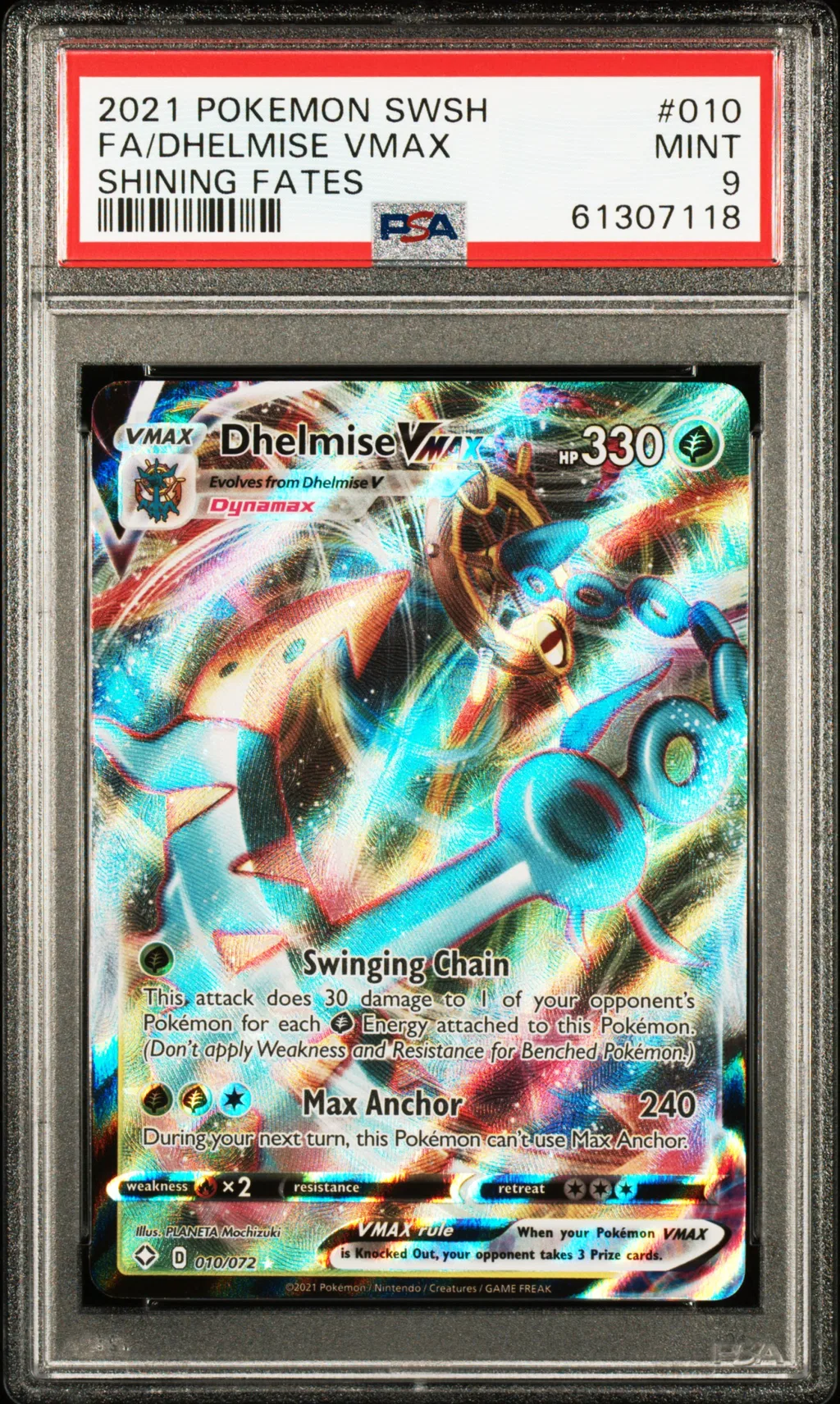 Full Art/Dhelmise Vmax card artwork