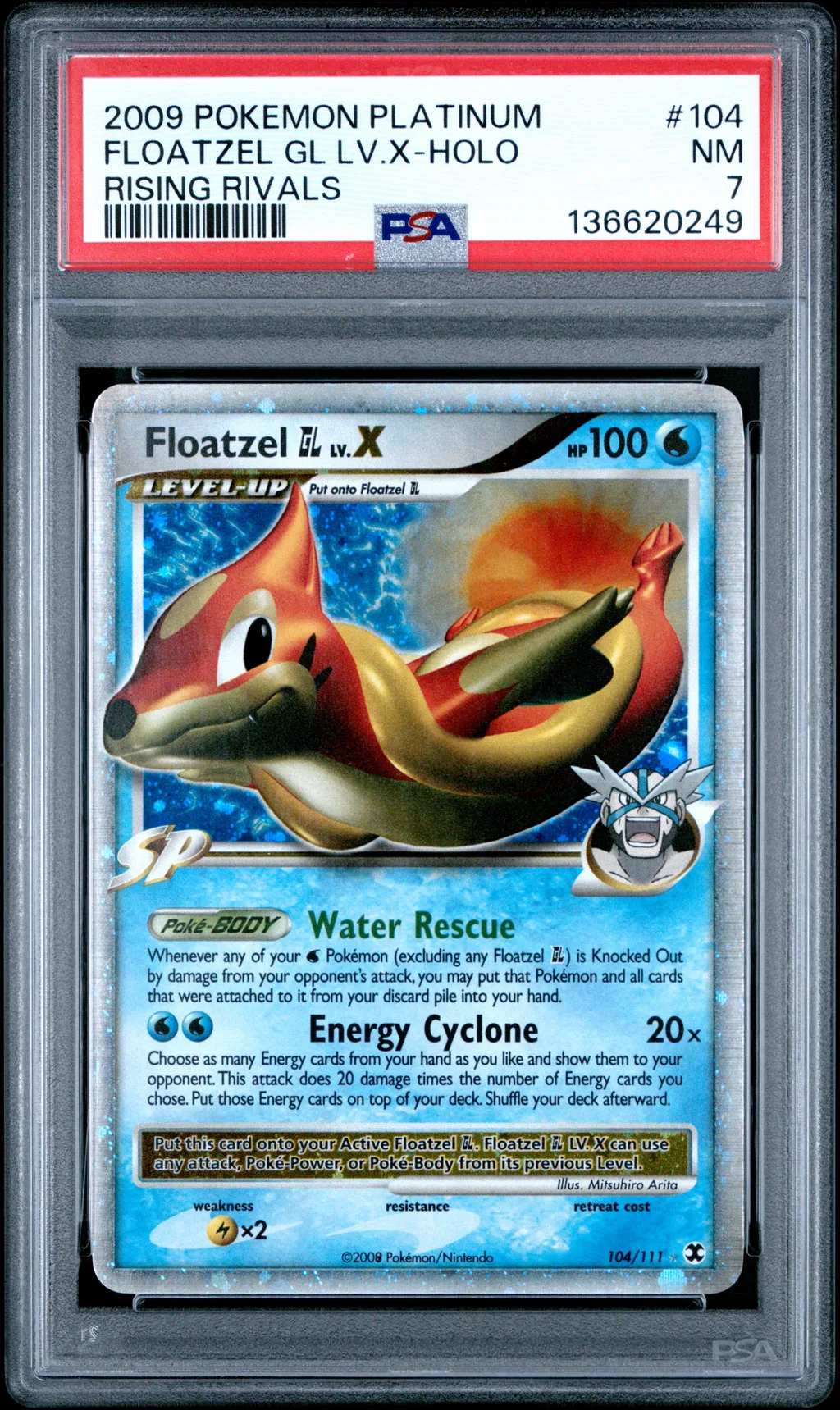 FLOATZEL GL LV.X-HOLO card artwork